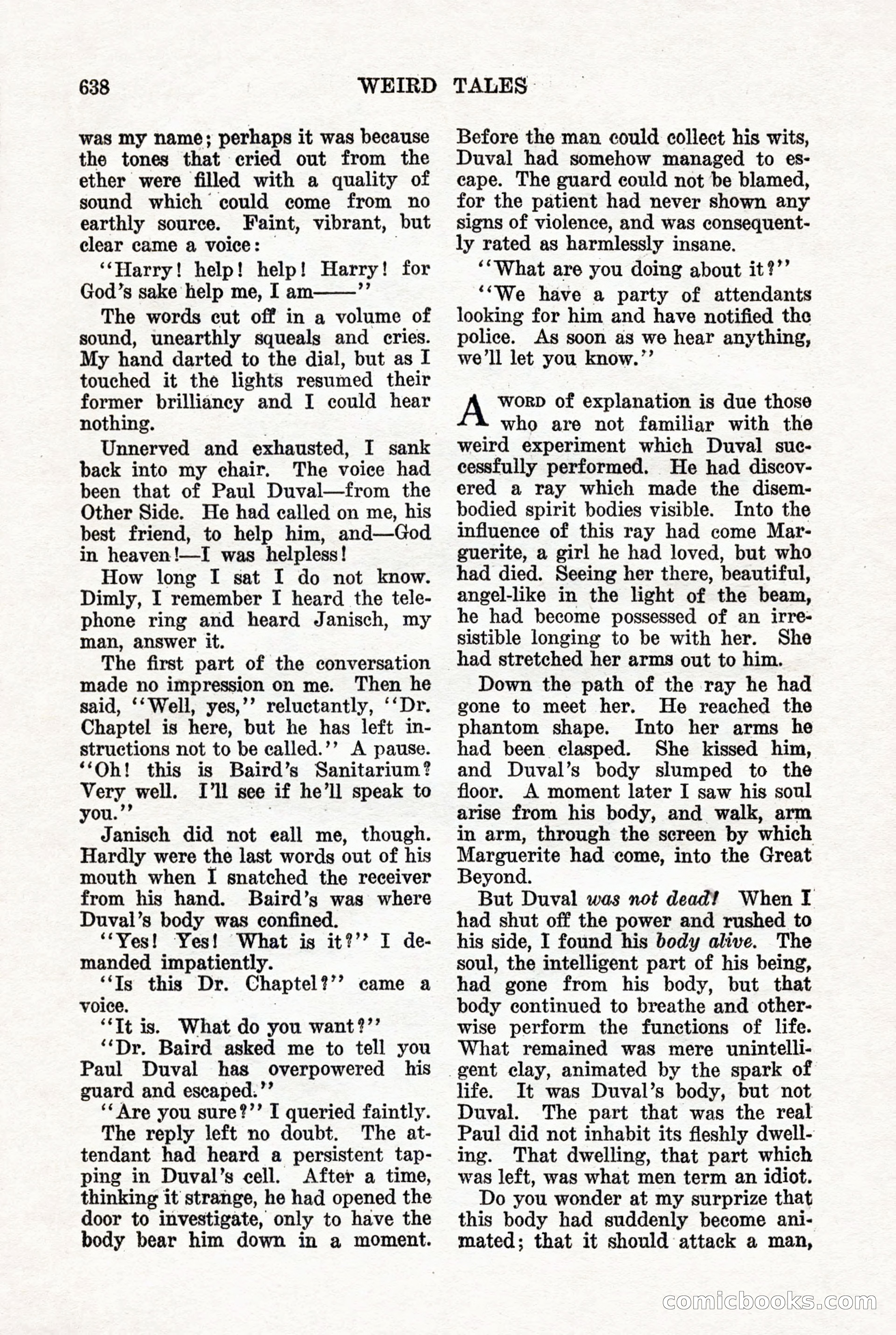 Weird Tales, Vol. 7, No. 5 — page 64 of 148