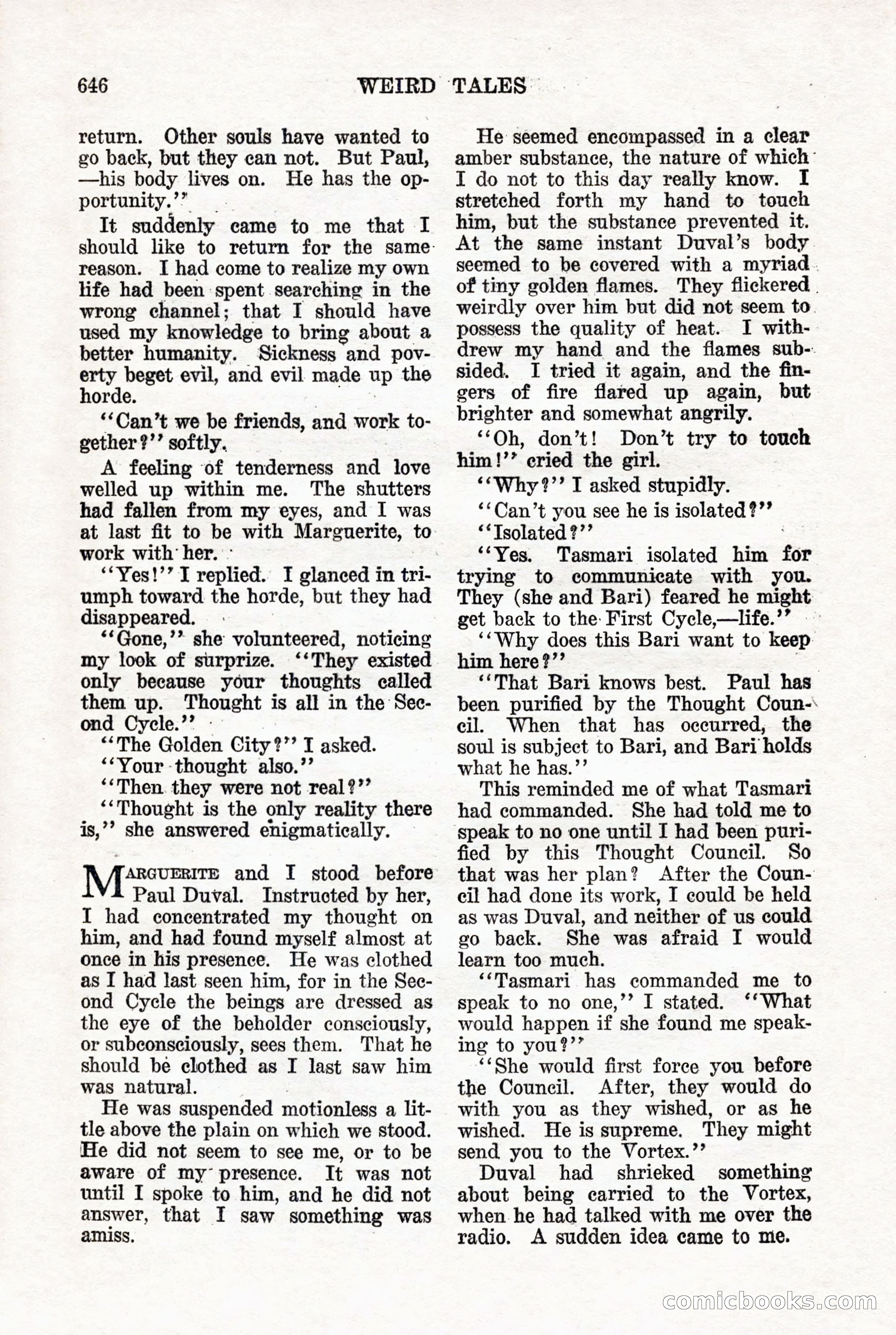 Weird Tales, Vol. 7, No. 5 — page 72 of 148