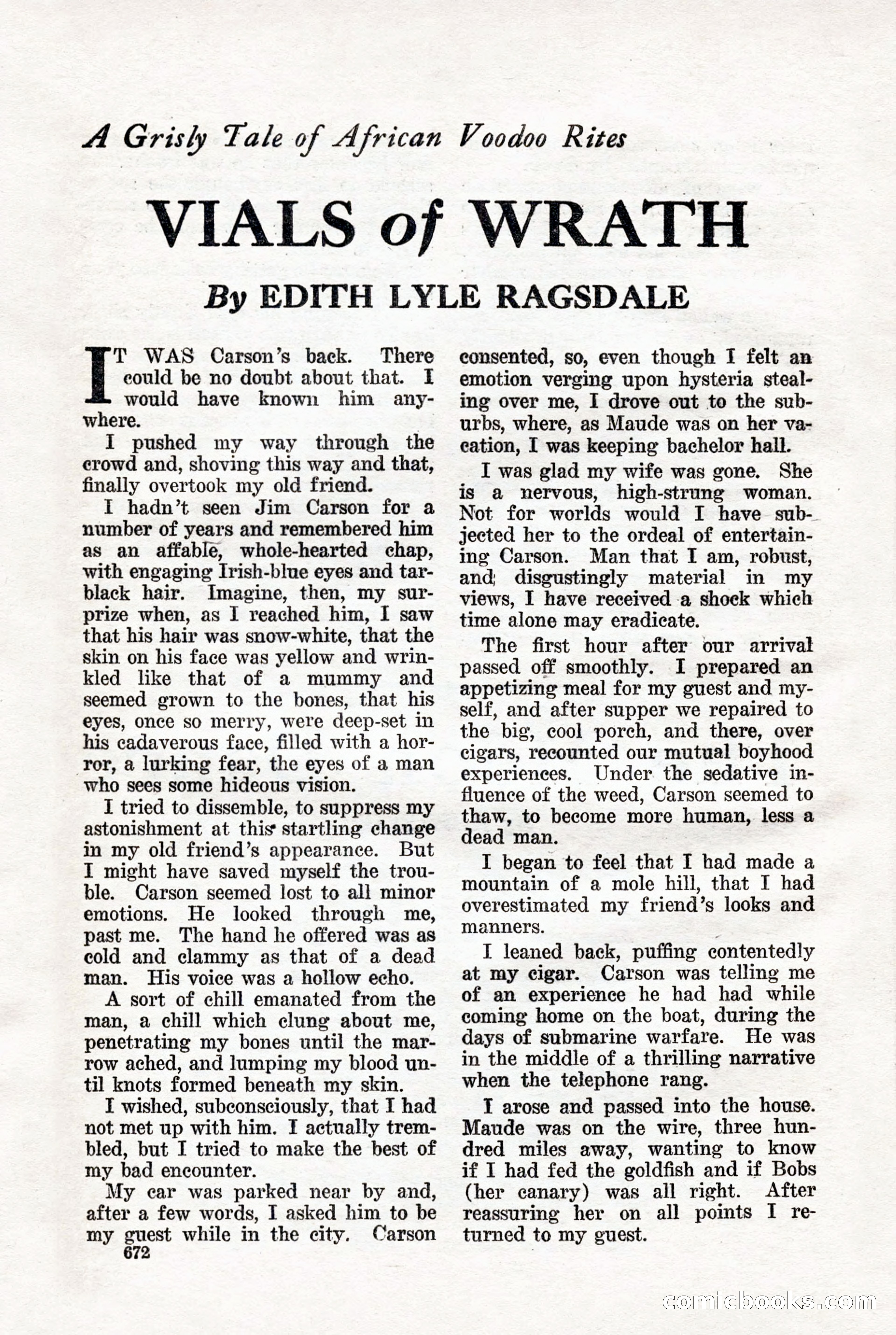 Weird Tales, Vol. 7, No. 5 — page 98 of 148