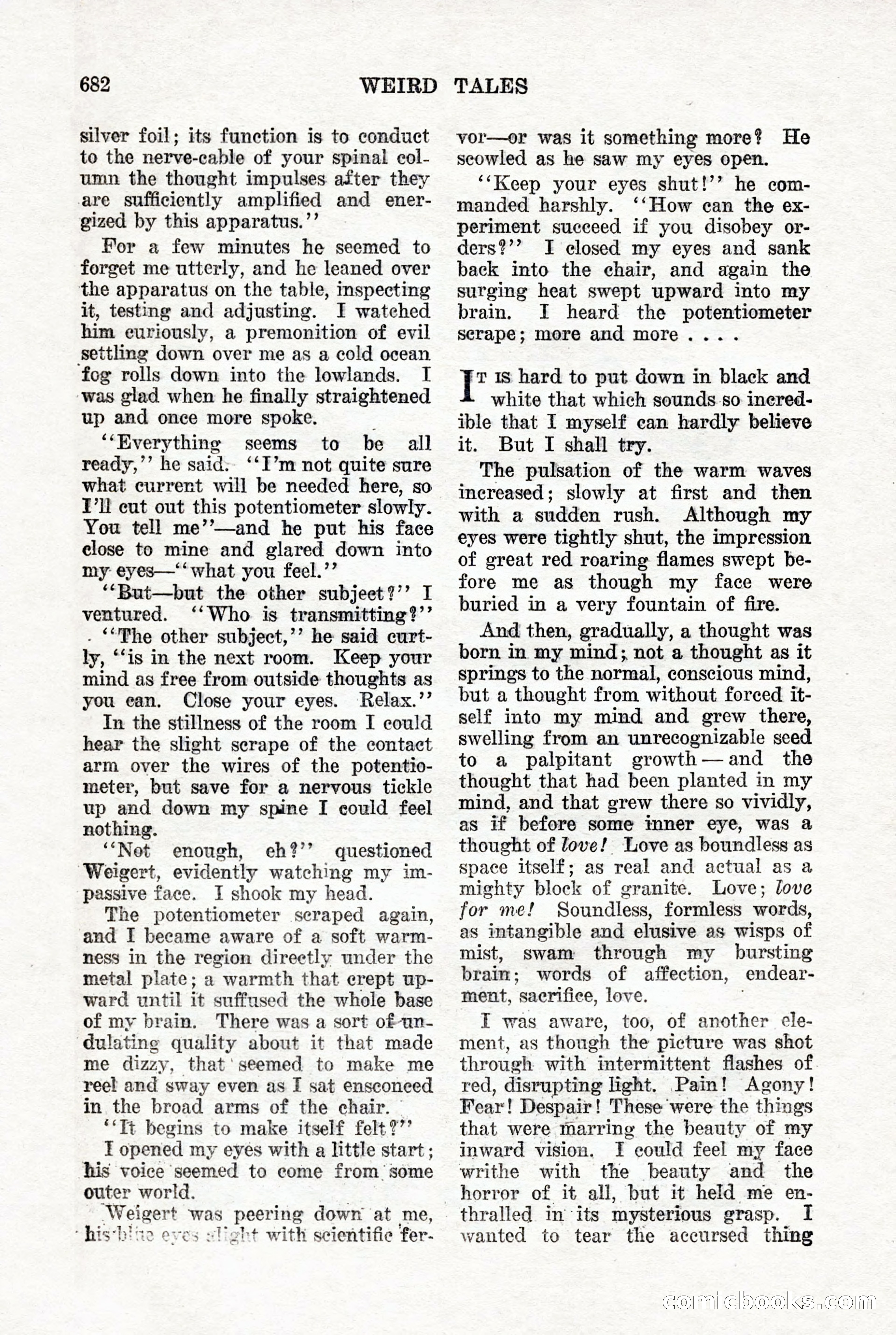 Weird Tales, Vol. 7, No. 5 — page 108 of 148