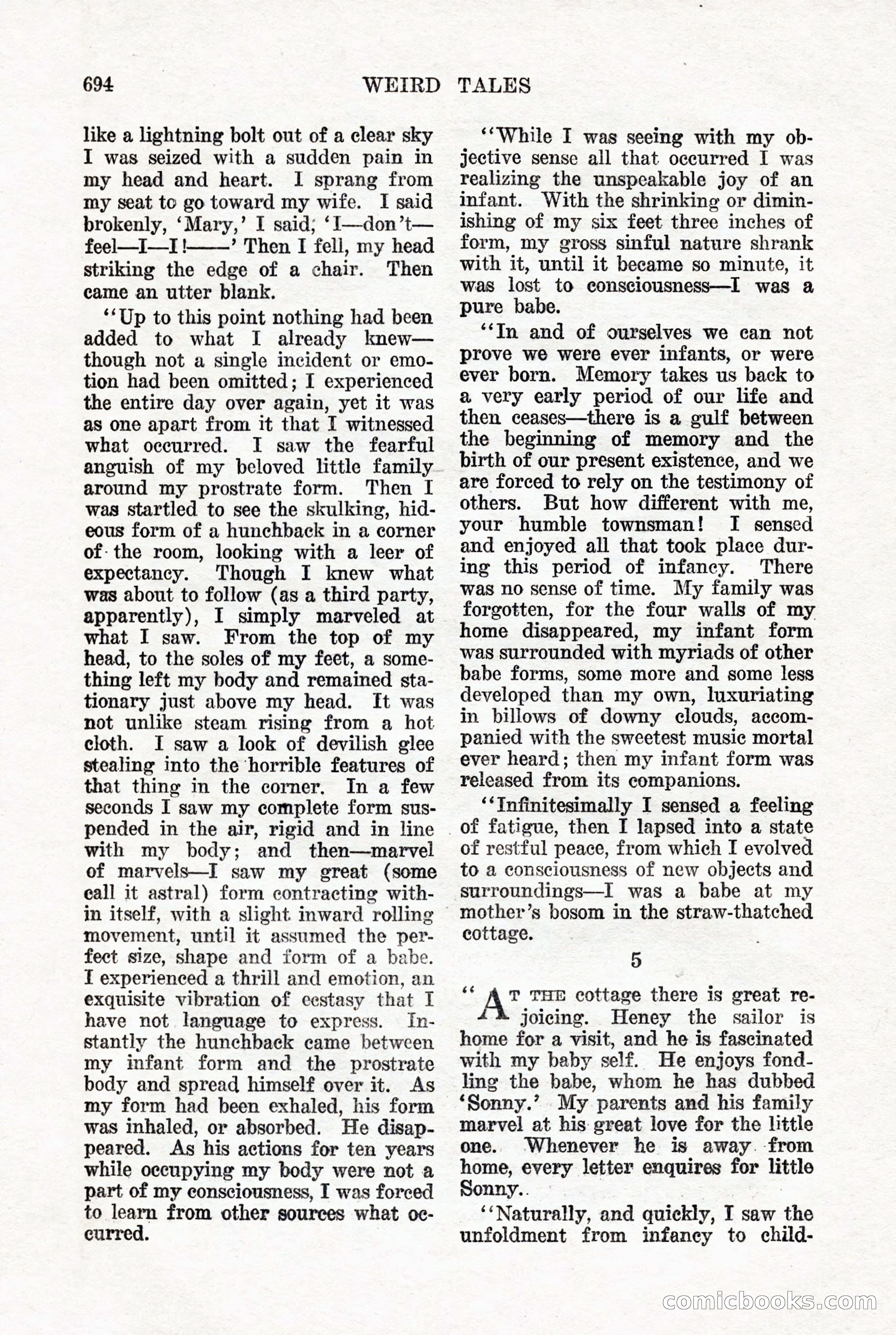 Weird Tales, Vol. 7, No. 5 — page 120 of 148