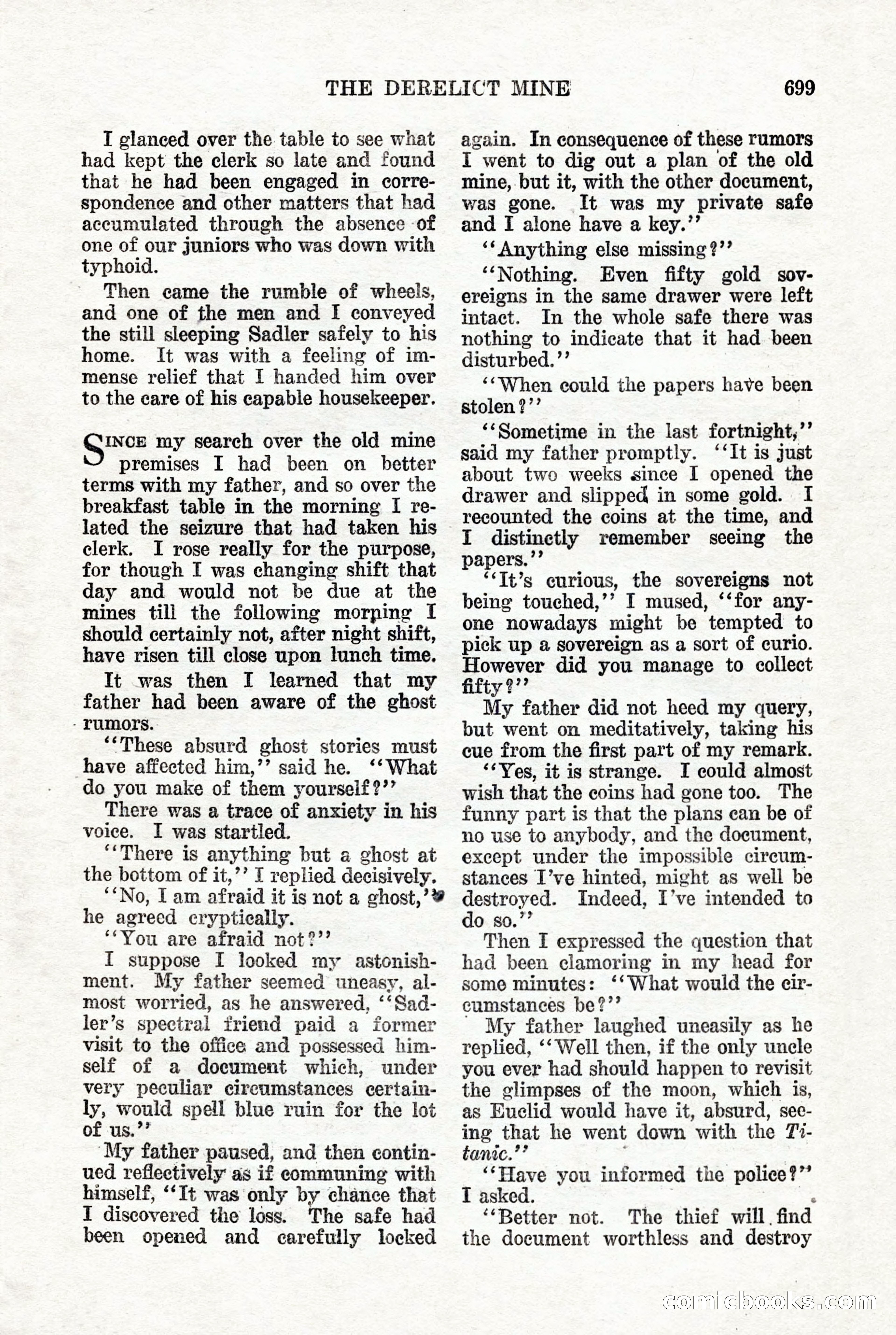 Weird Tales, Vol. 7, No. 5 — page 125 of 148