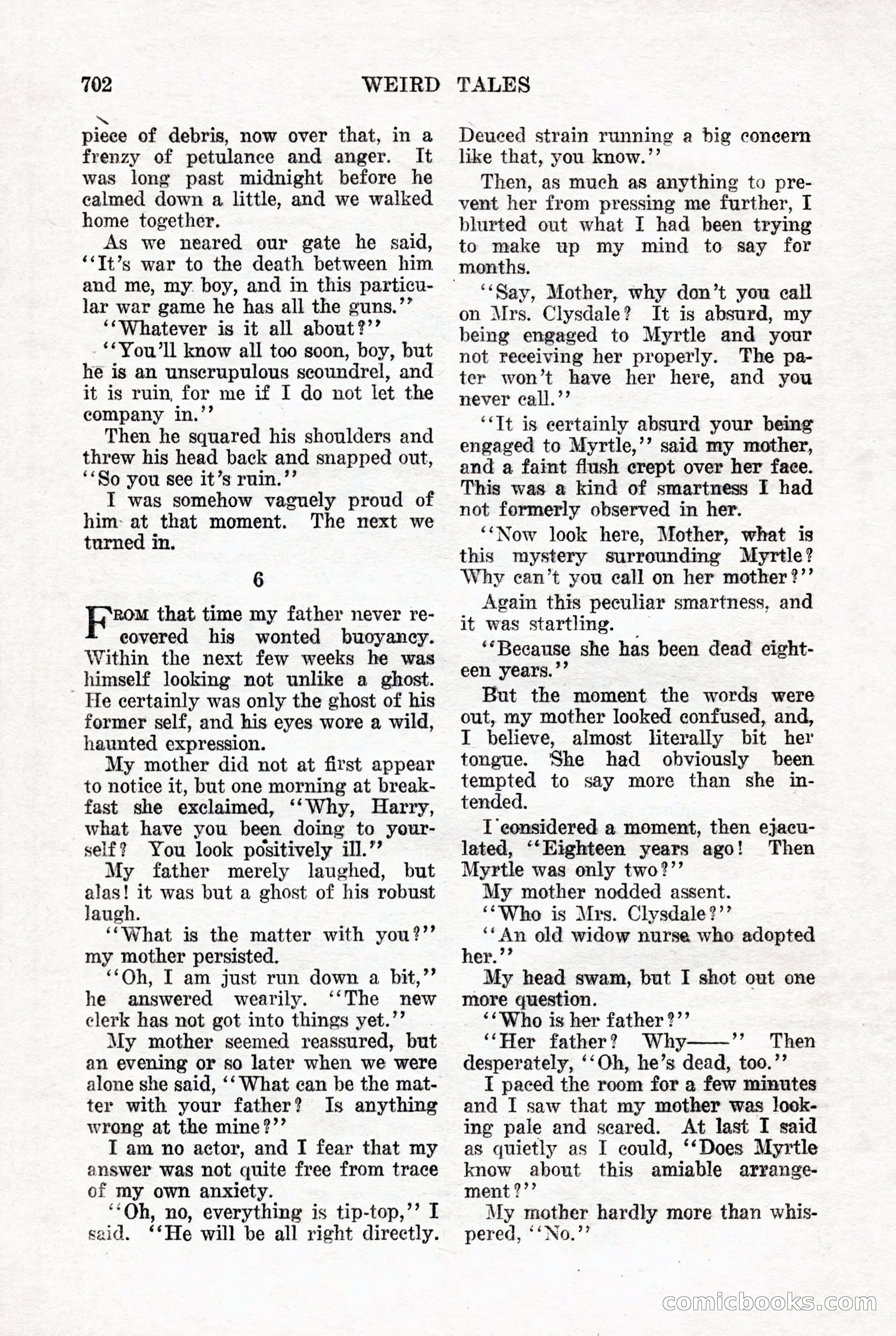 Weird Tales, Vol. 7, No. 5 — page 128 of 148