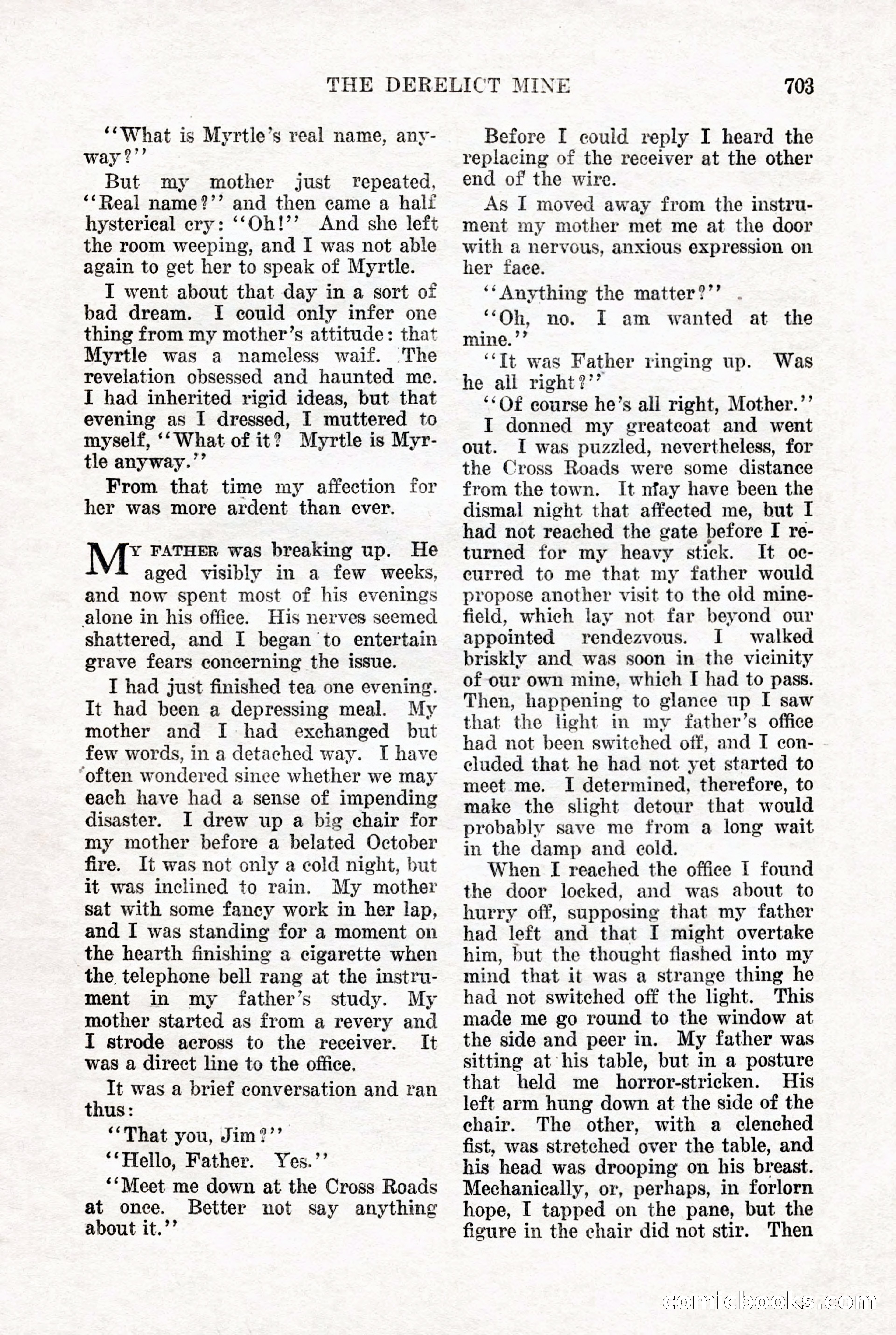 Weird Tales, Vol. 7, No. 5 — page 129 of 148