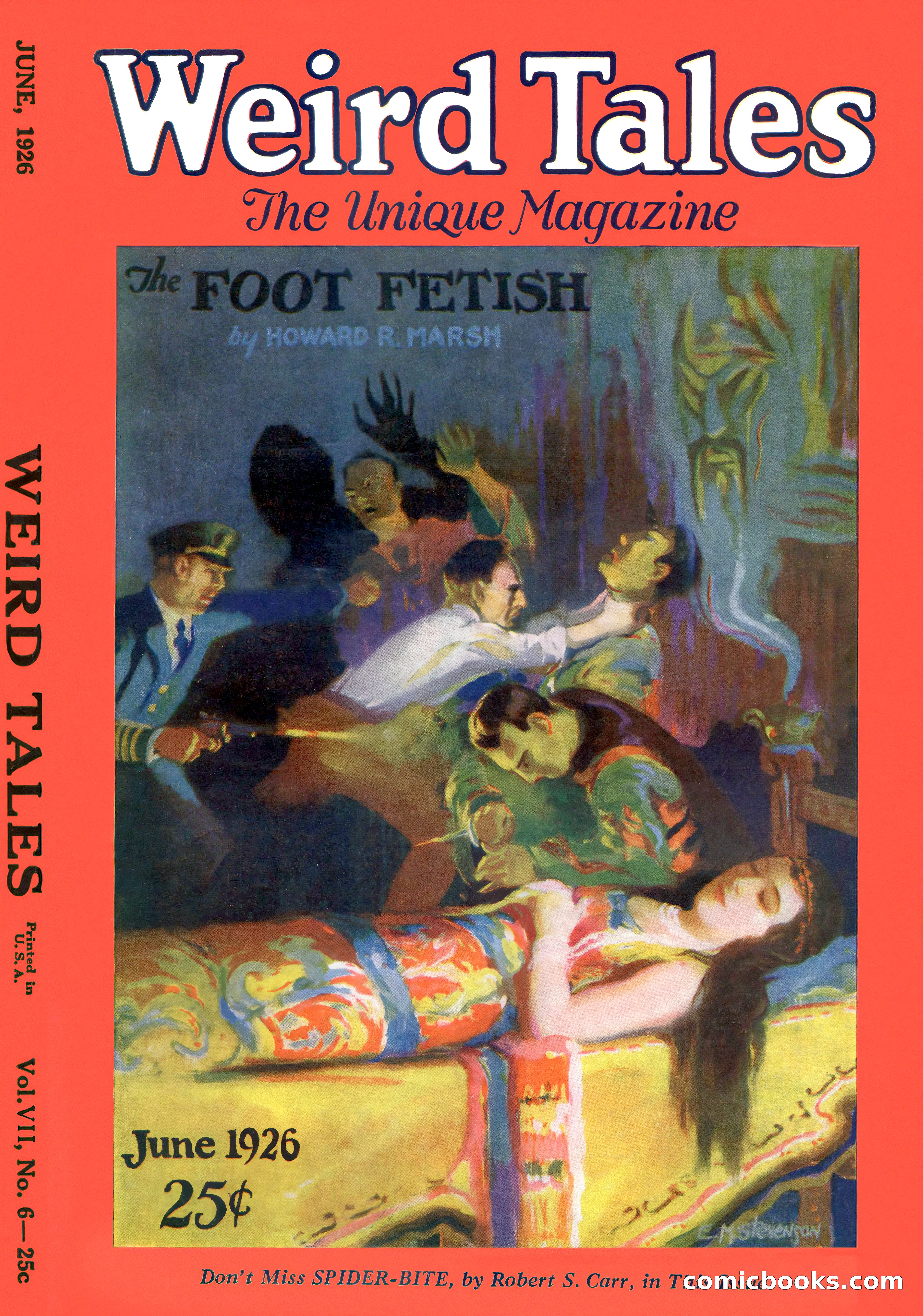 Weird Tales, Vol. VII, No. 6 — page 1 of 148
