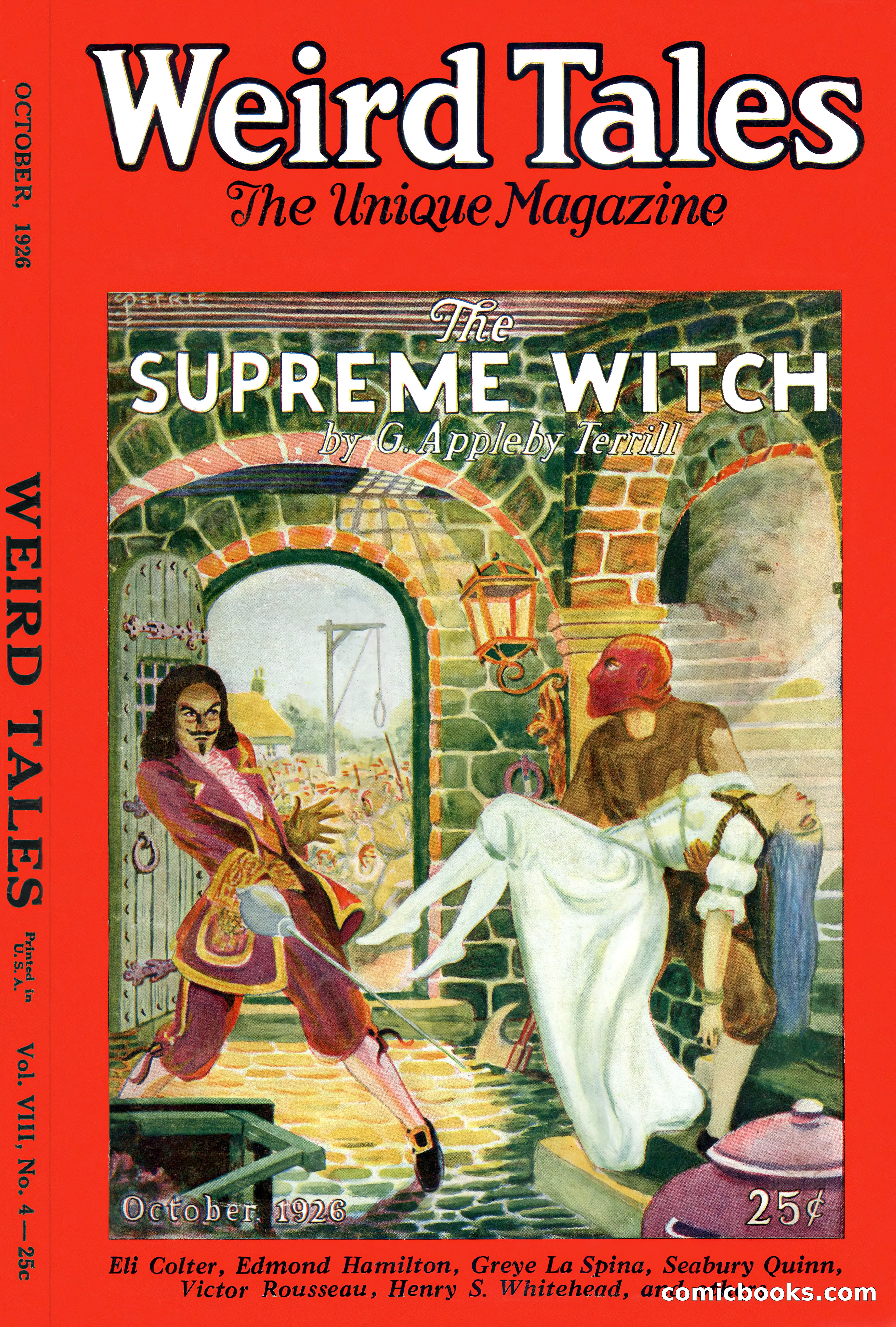 Weird Tales, Vol. VIII, No. 4 — page 1 of 148