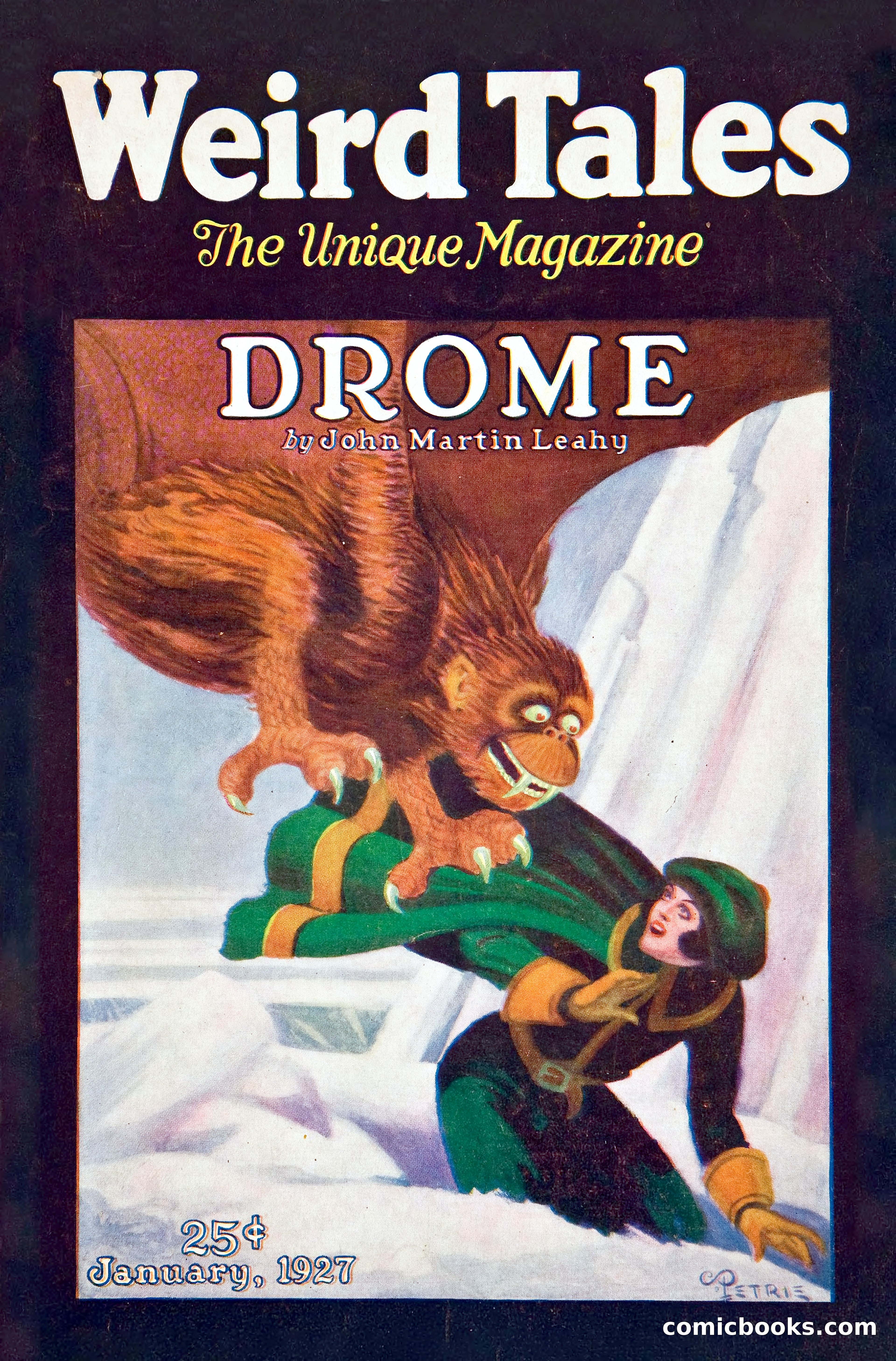 Weird Tales, Vol. 9, No. 1 — page 1 of 148