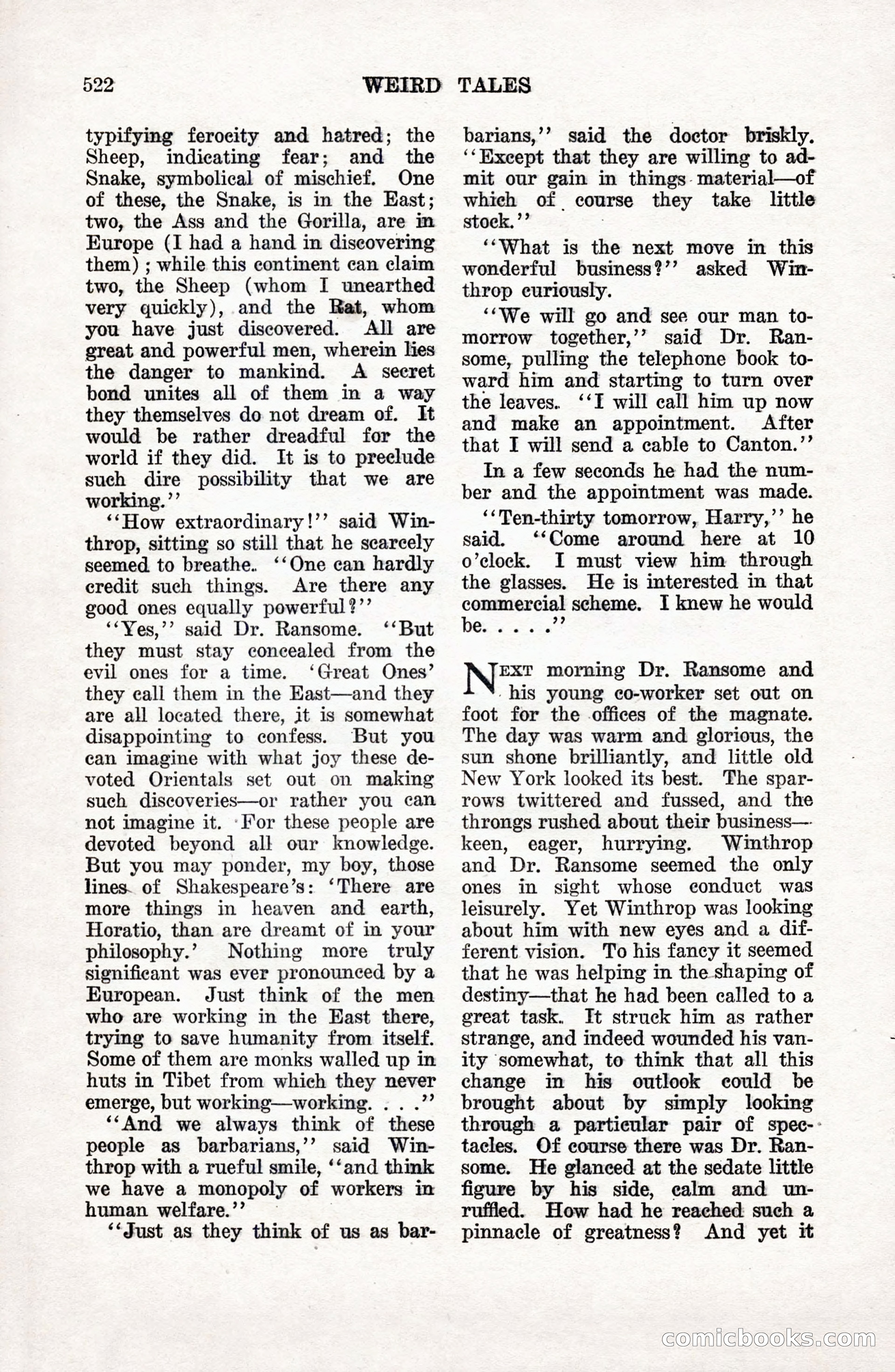 Weird Tales, April 1927 — page 92 of 148