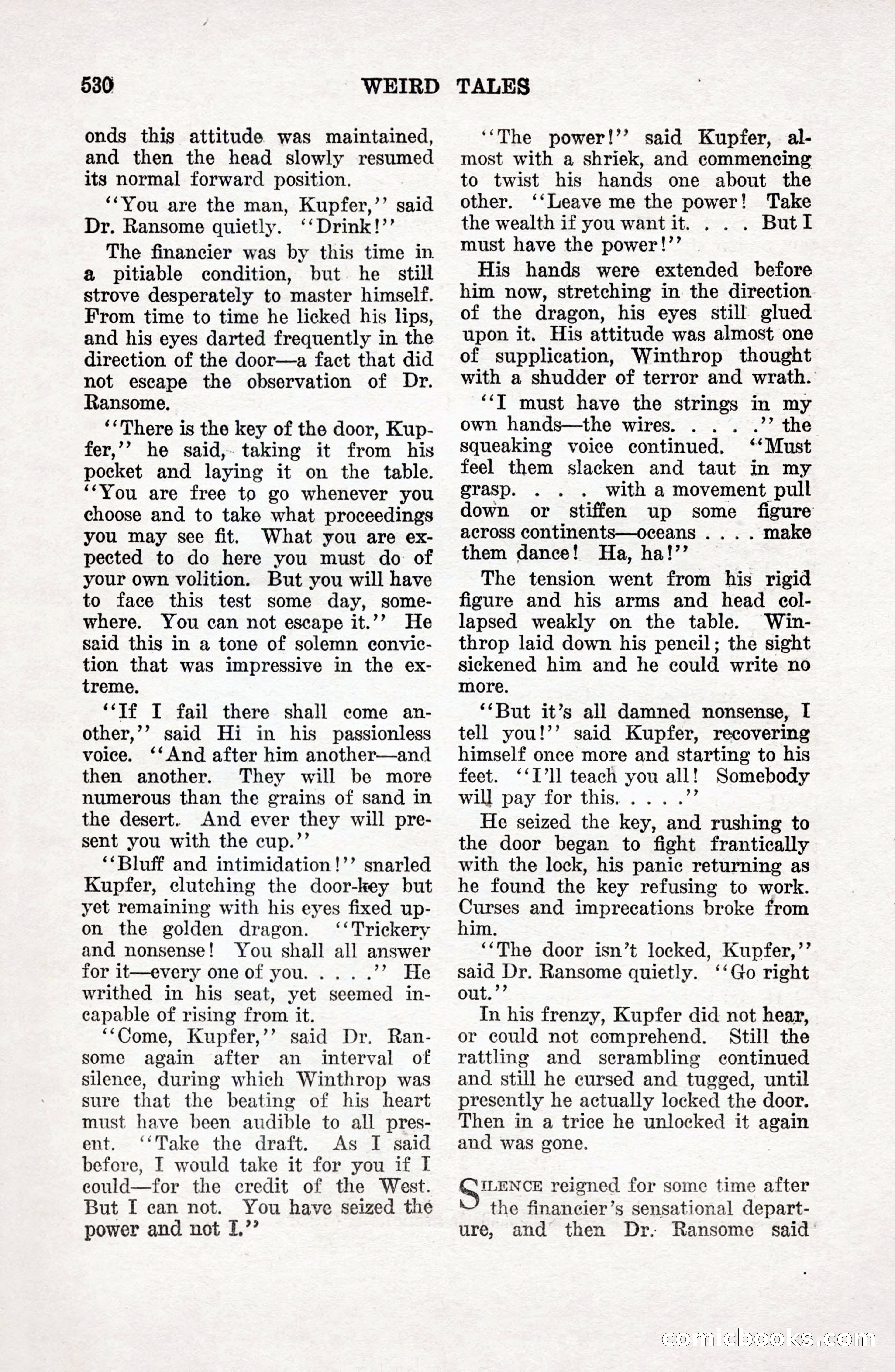 Weird Tales, April 1927 — page 100 of 148