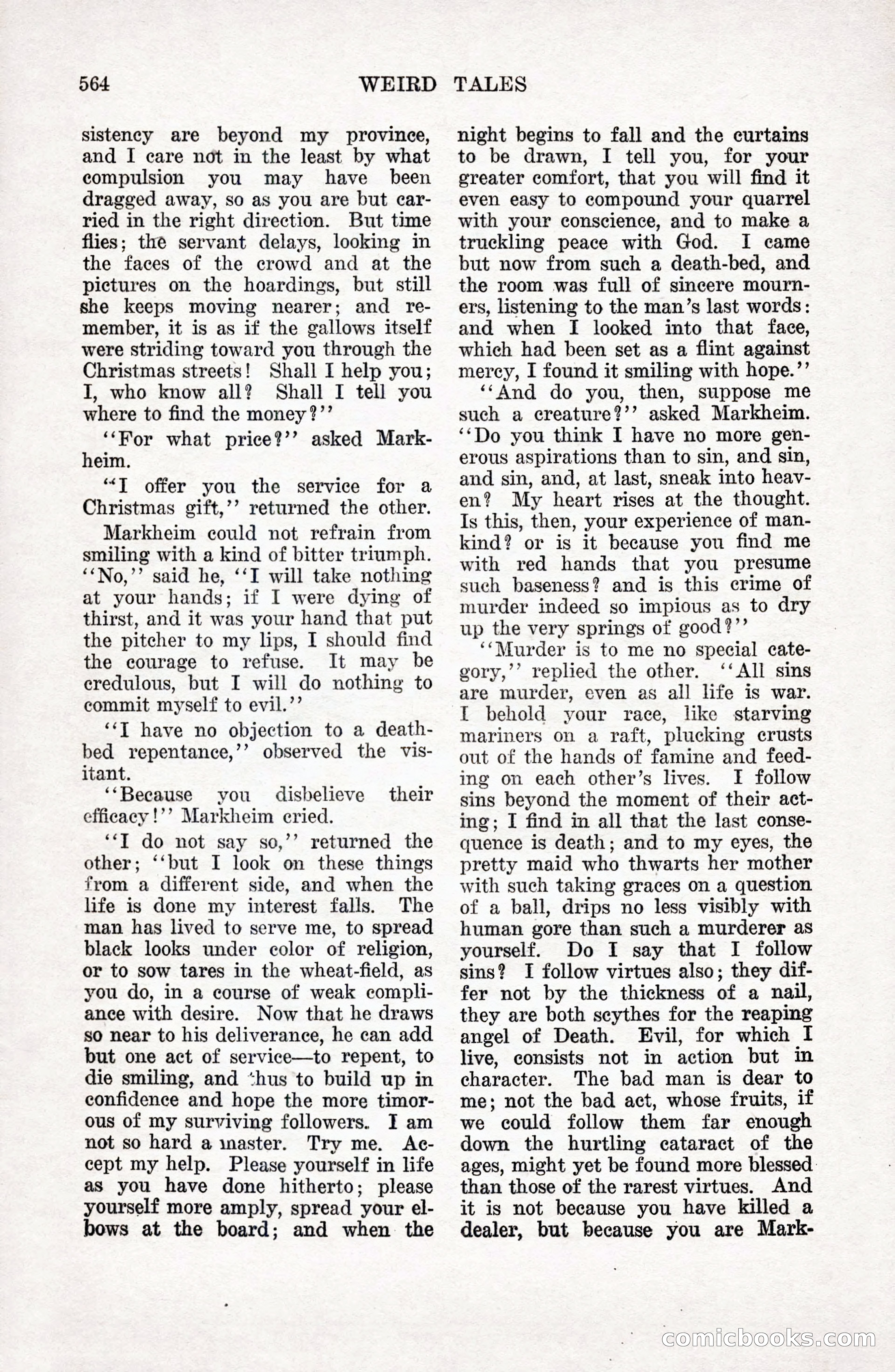 Weird Tales, April 1927 — page 134 of 148