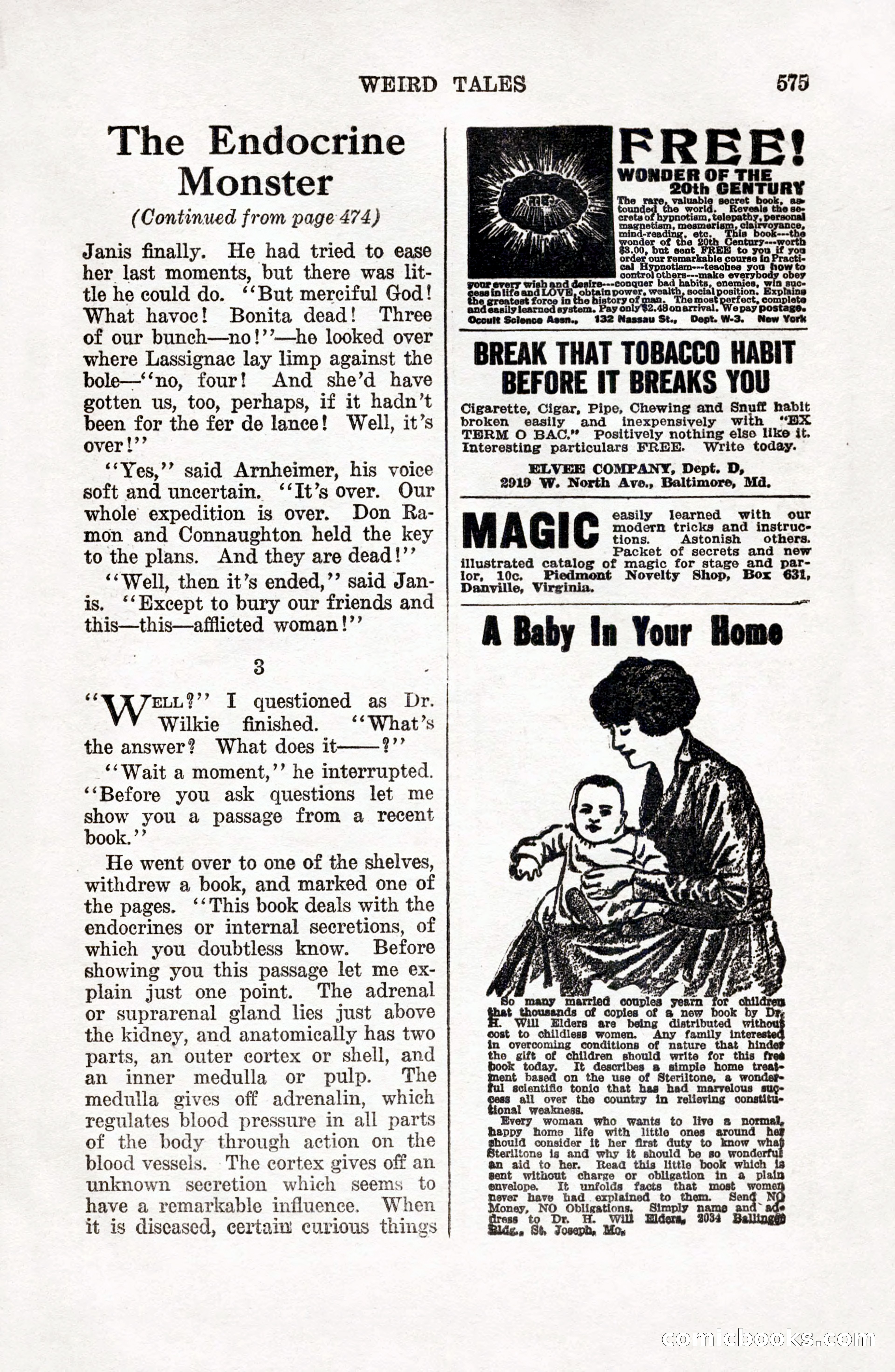 Weird Tales, April 1927 — page 145 of 148