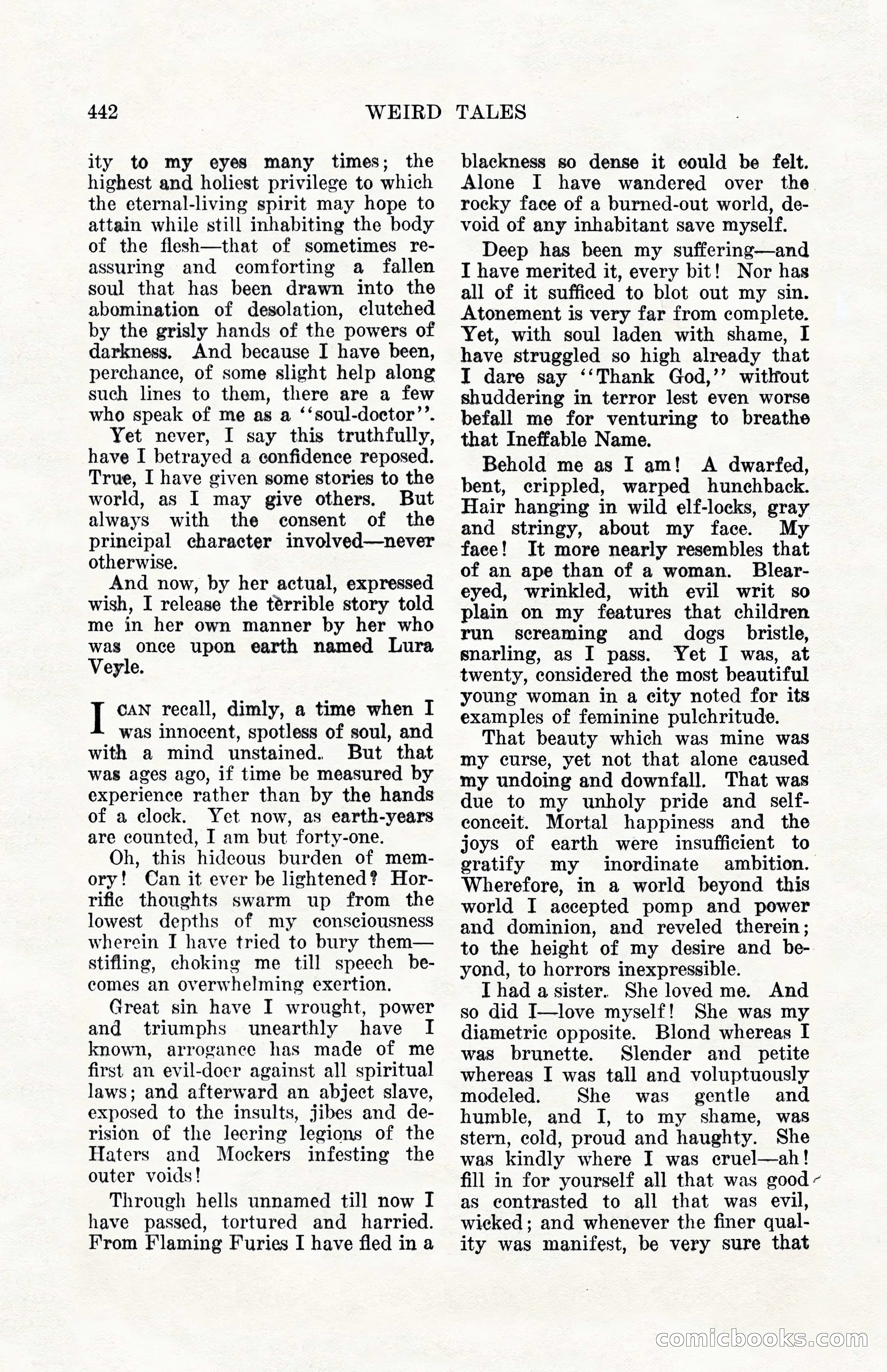 Weird Tales, Vol. 10, No. 4 — page 12 of 148