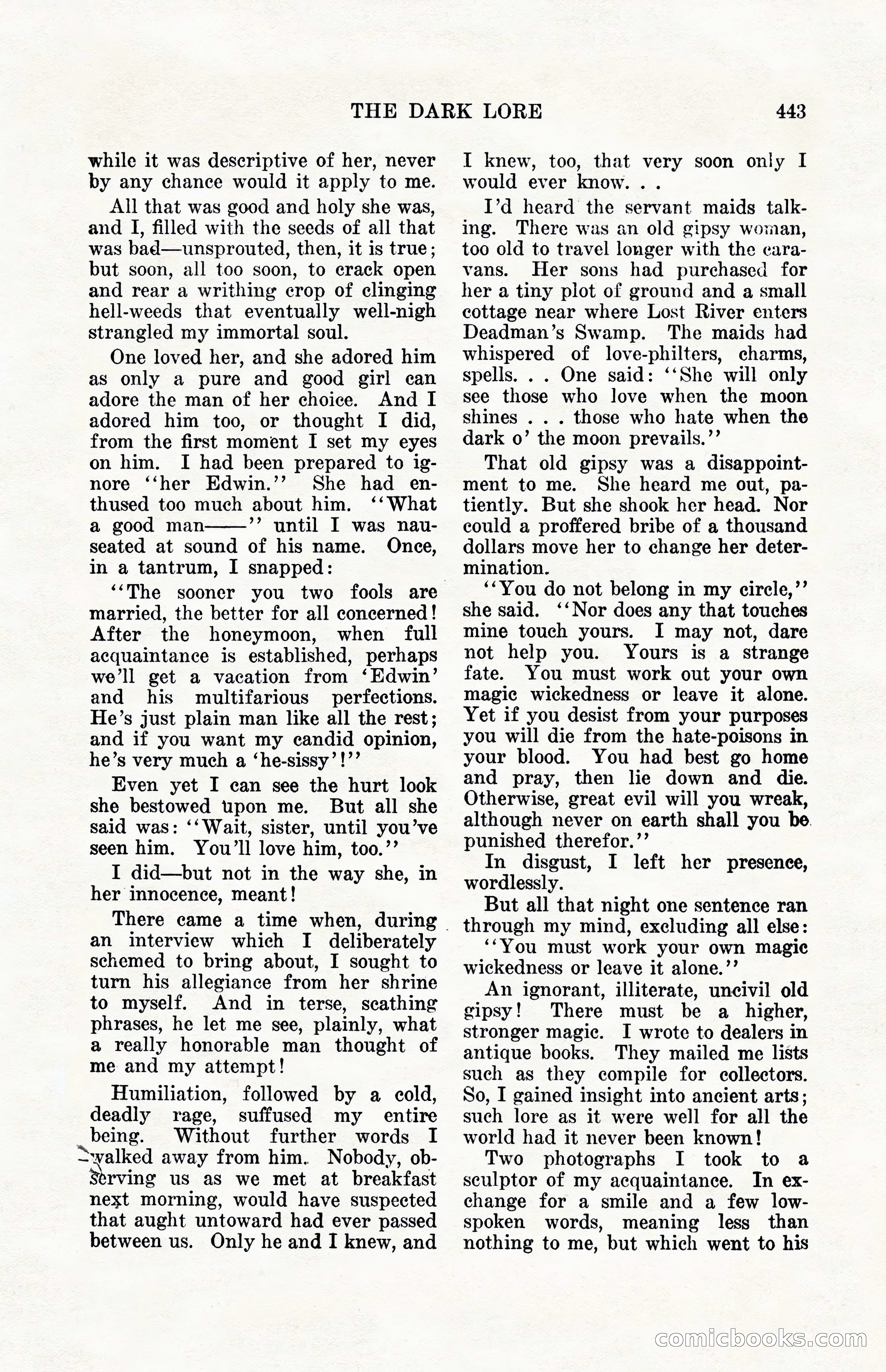 Weird Tales, Vol. 10, No. 4 — page 13 of 148