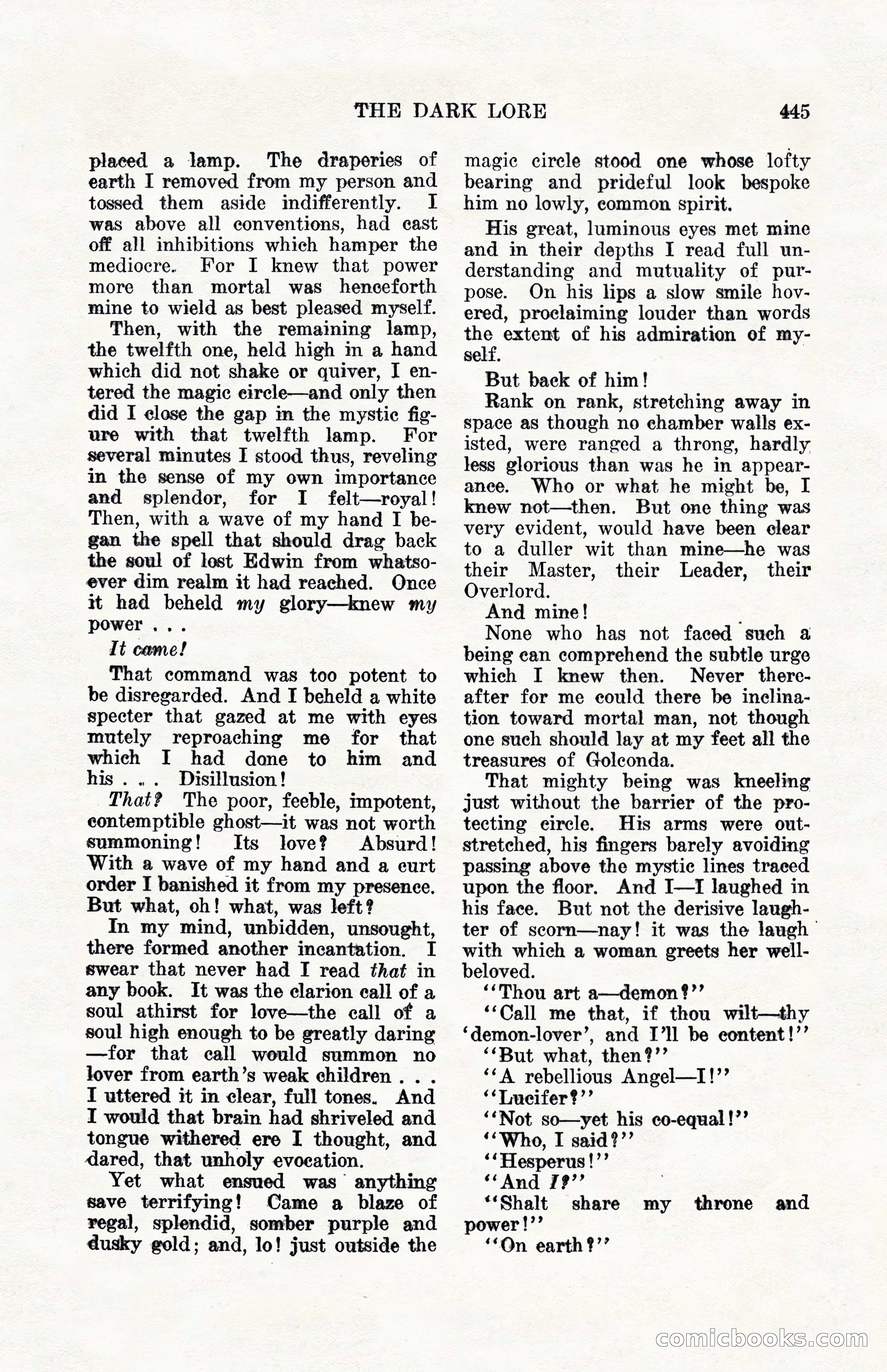 Weird Tales, Vol. 10, No. 4 — page 15 of 148