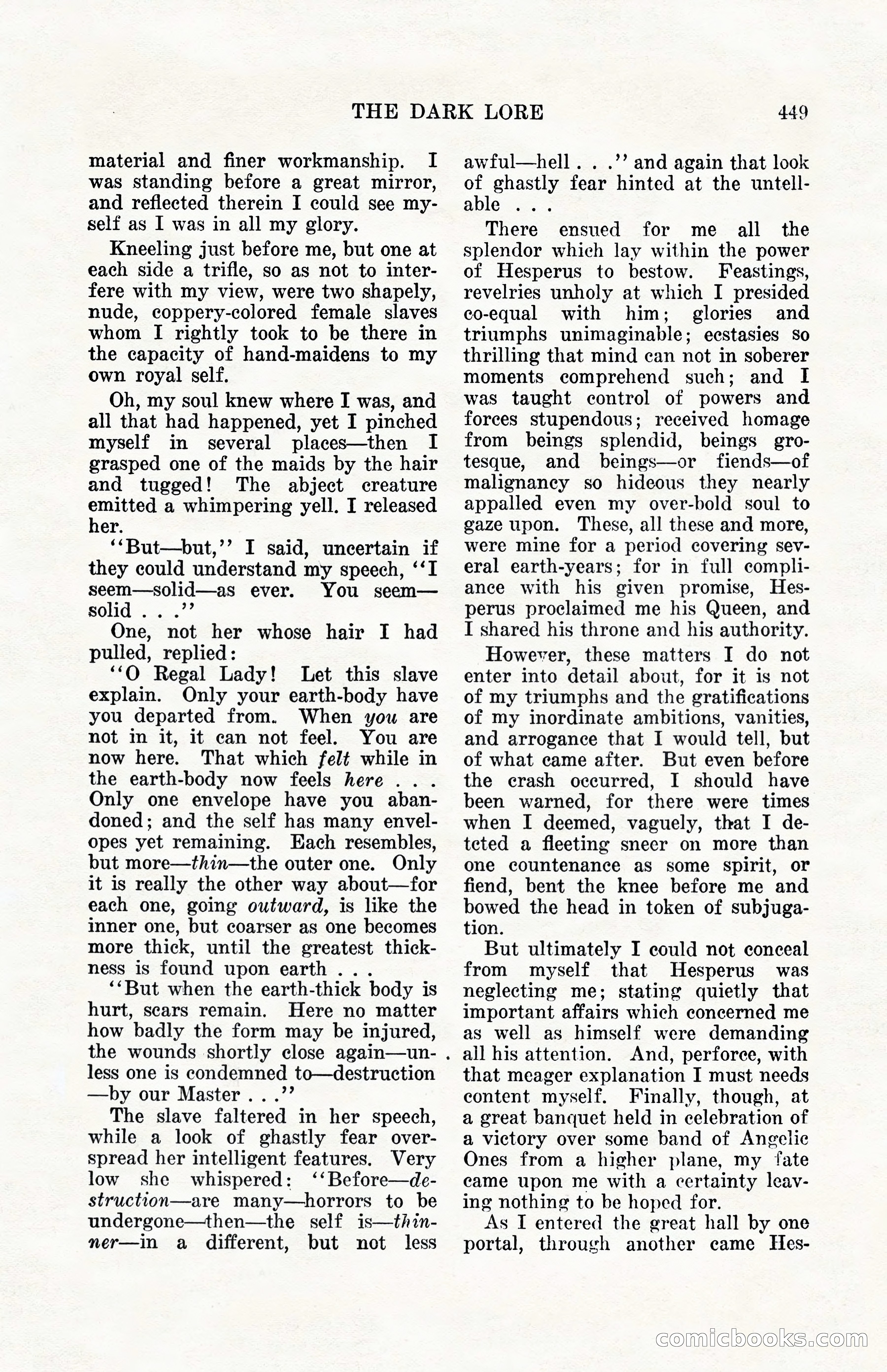 Weird Tales, Vol. 10, No. 4 — page 19 of 148