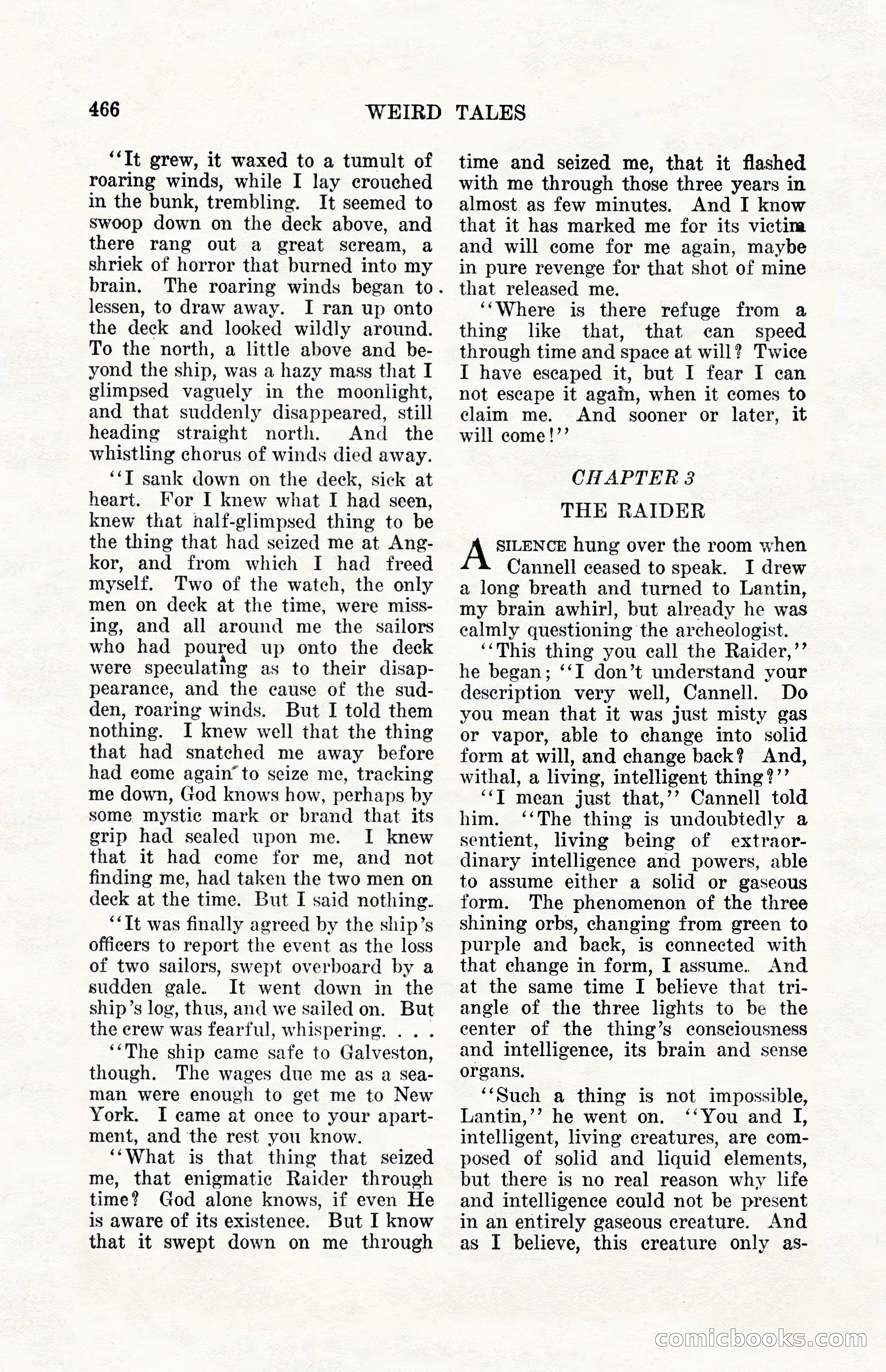 Weird Tales, Vol. 10, No. 4 — page 36 of 148