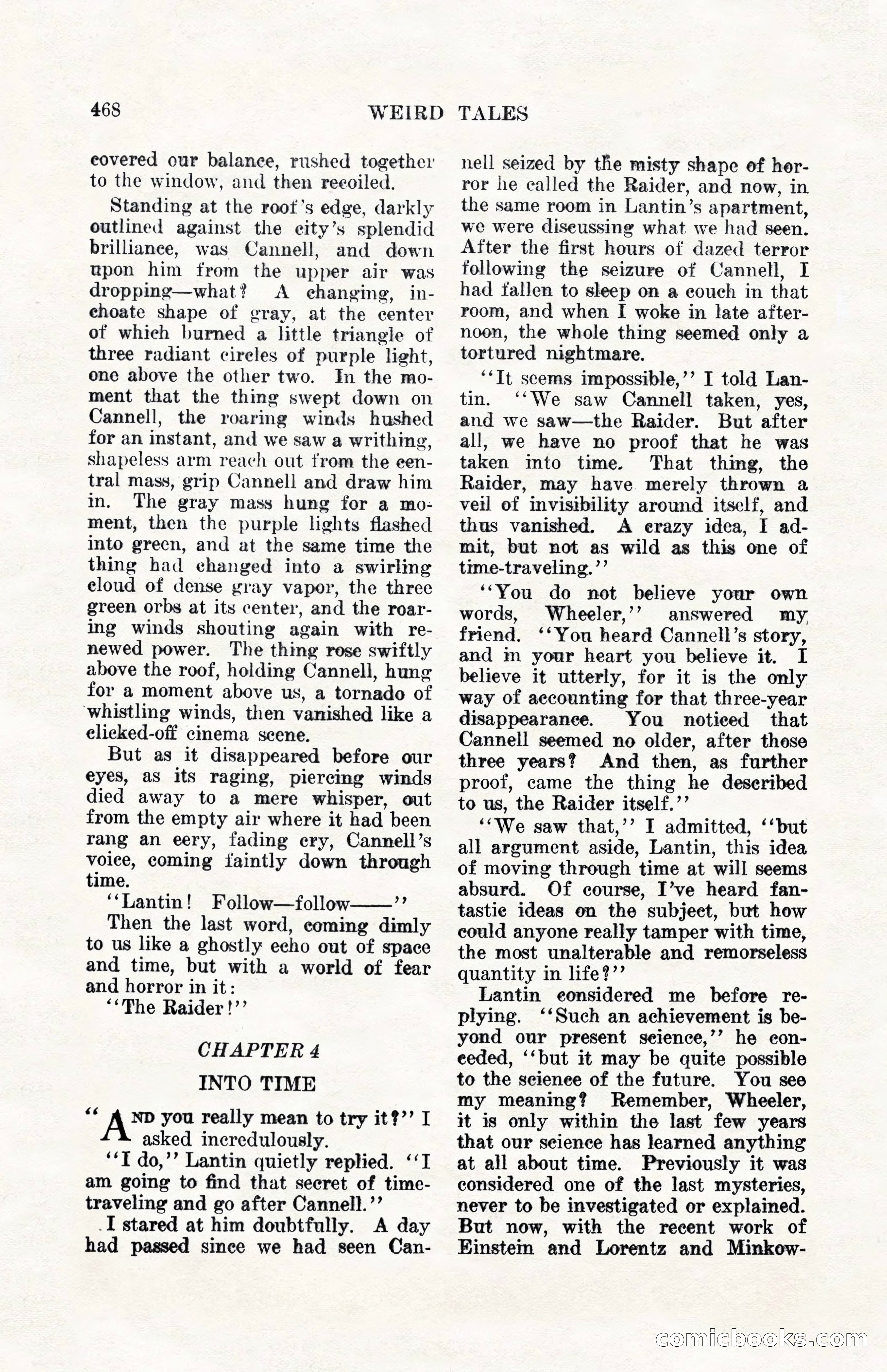 Weird Tales, Vol. 10, No. 4 — page 38 of 148
