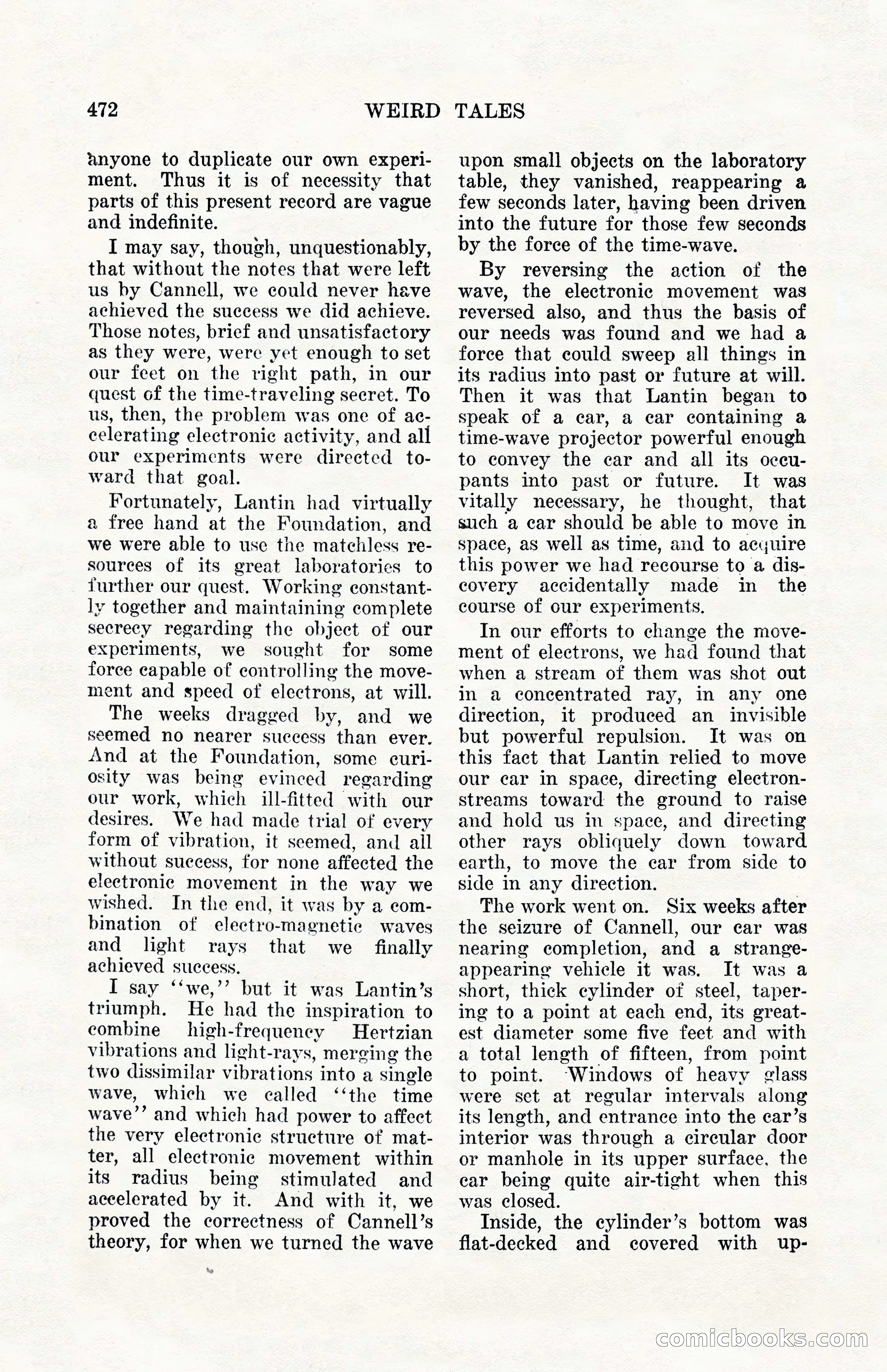 Weird Tales, Vol. 10, No. 4 — page 42 of 148