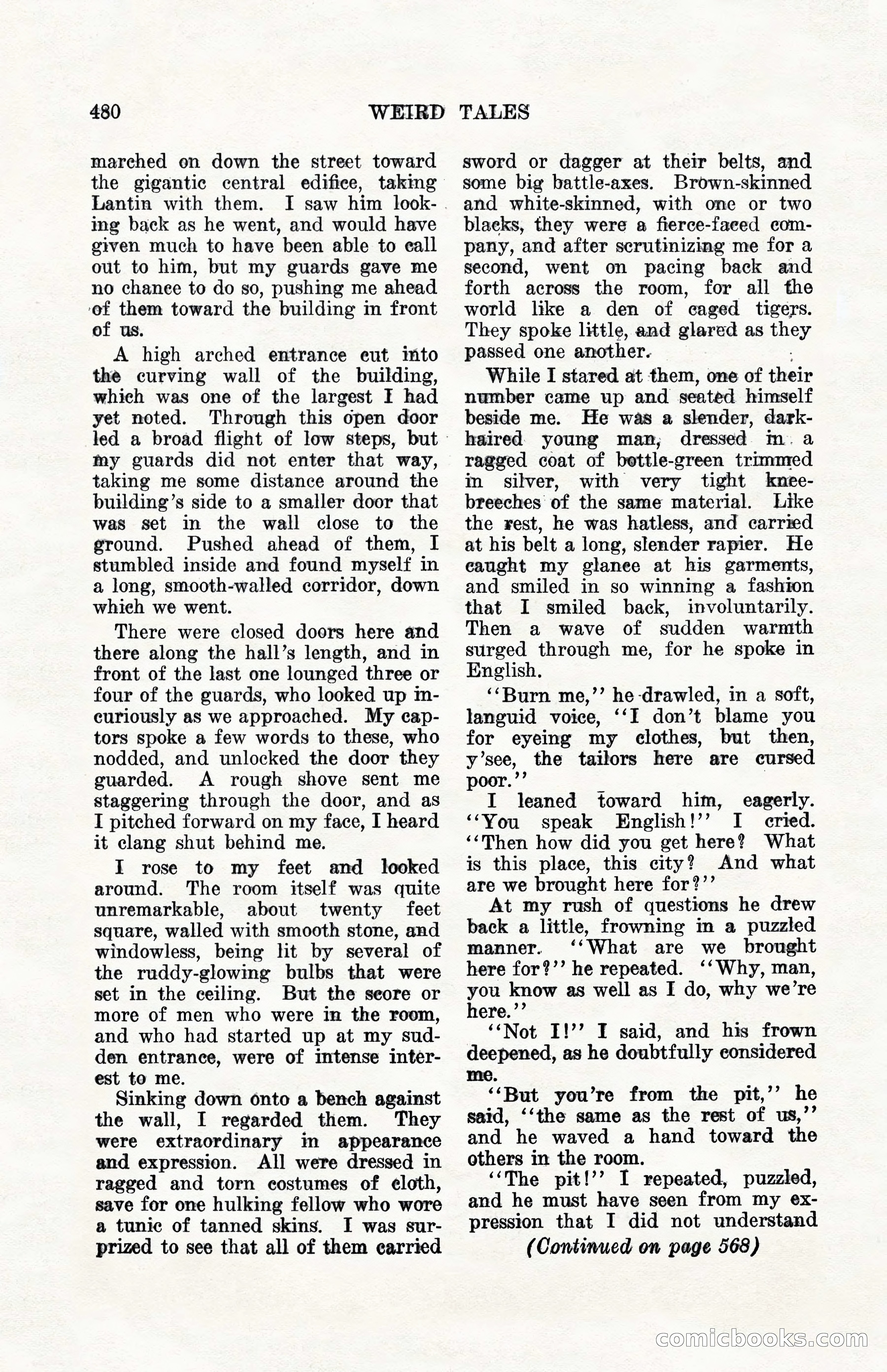 Weird Tales, Vol. 10, No. 4 — page 50 of 148