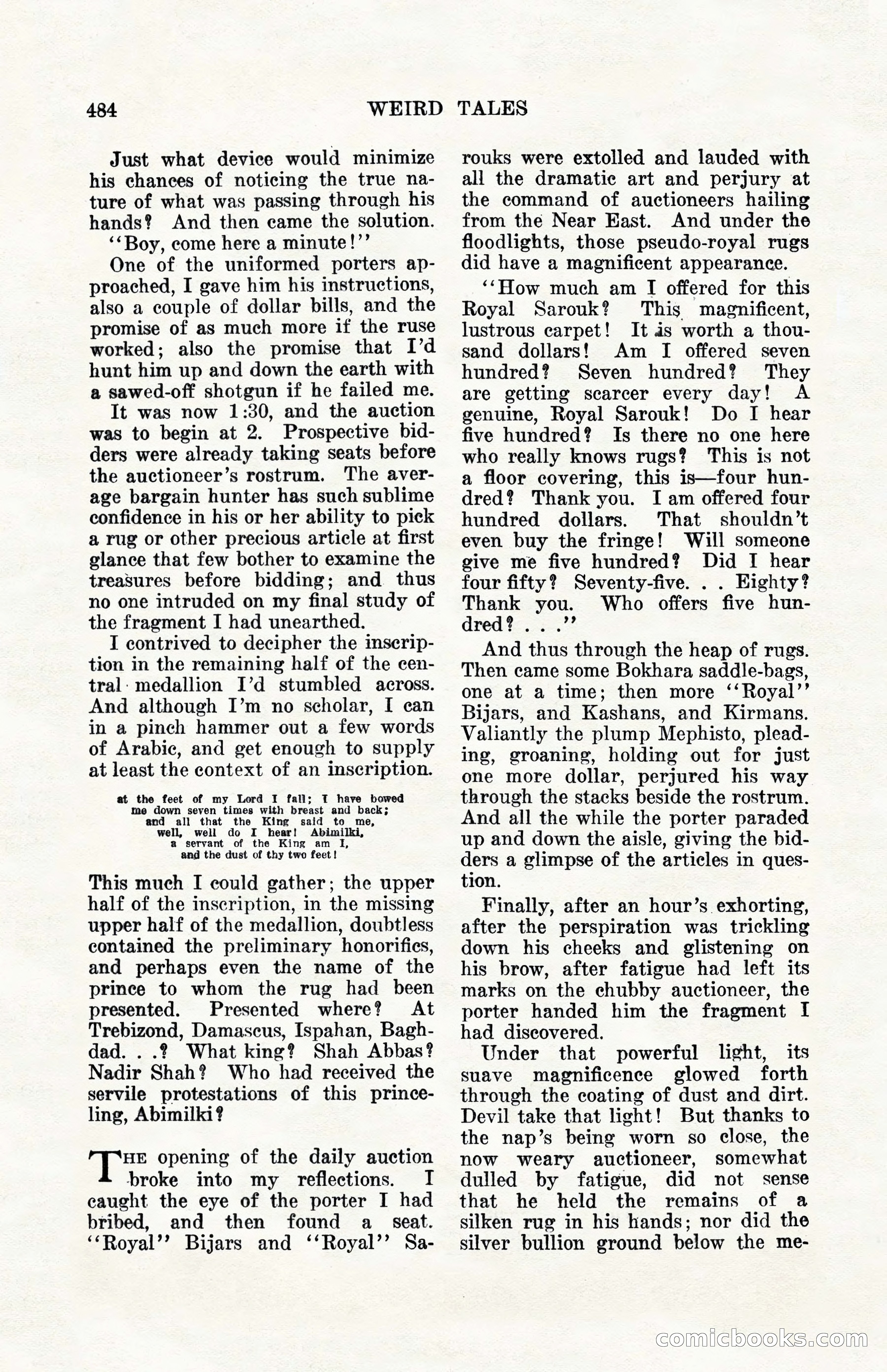 Weird Tales, Vol. 10, No. 4 — page 54 of 148