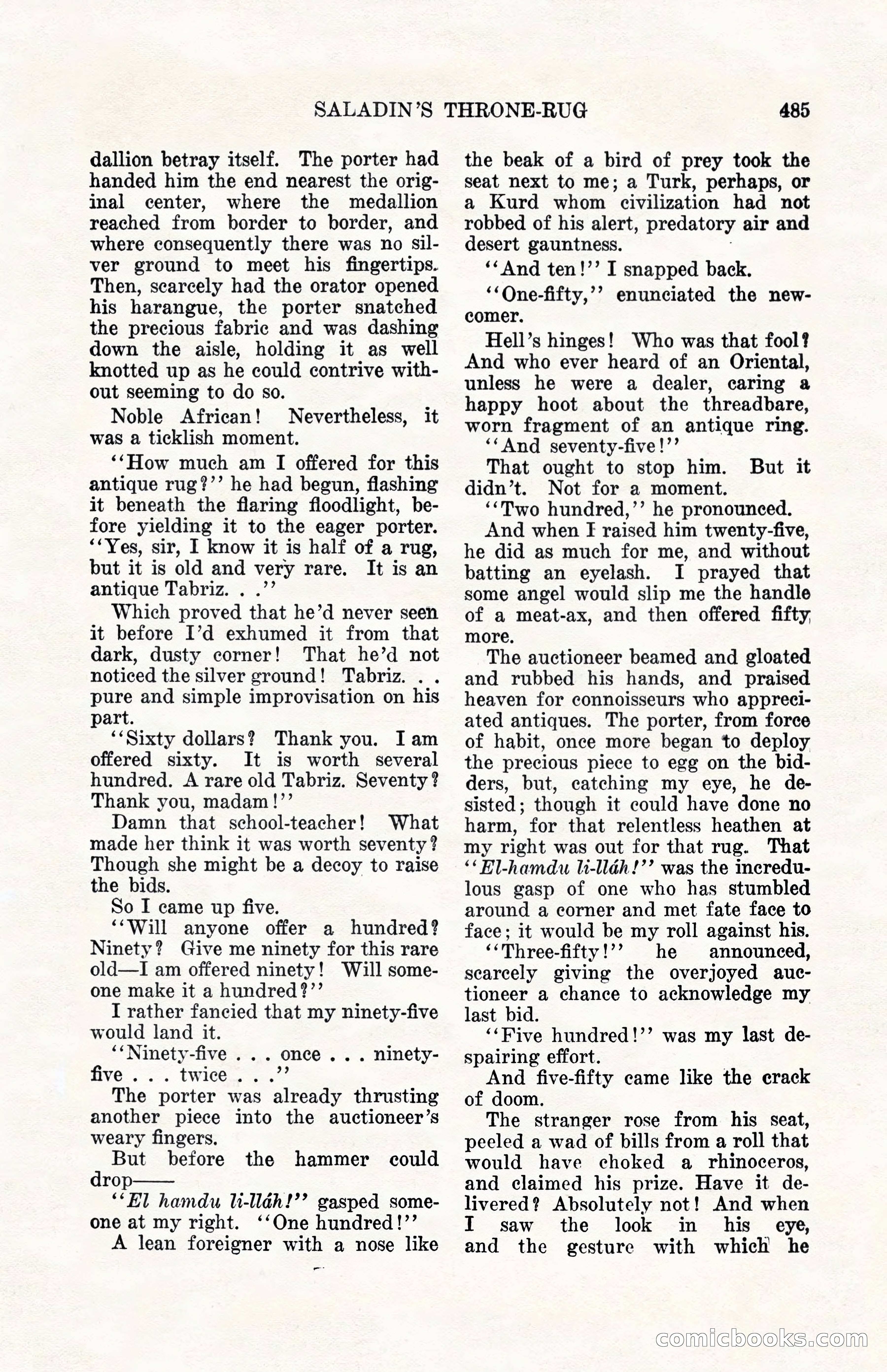 Weird Tales, Vol. 10, No. 4 — page 55 of 148