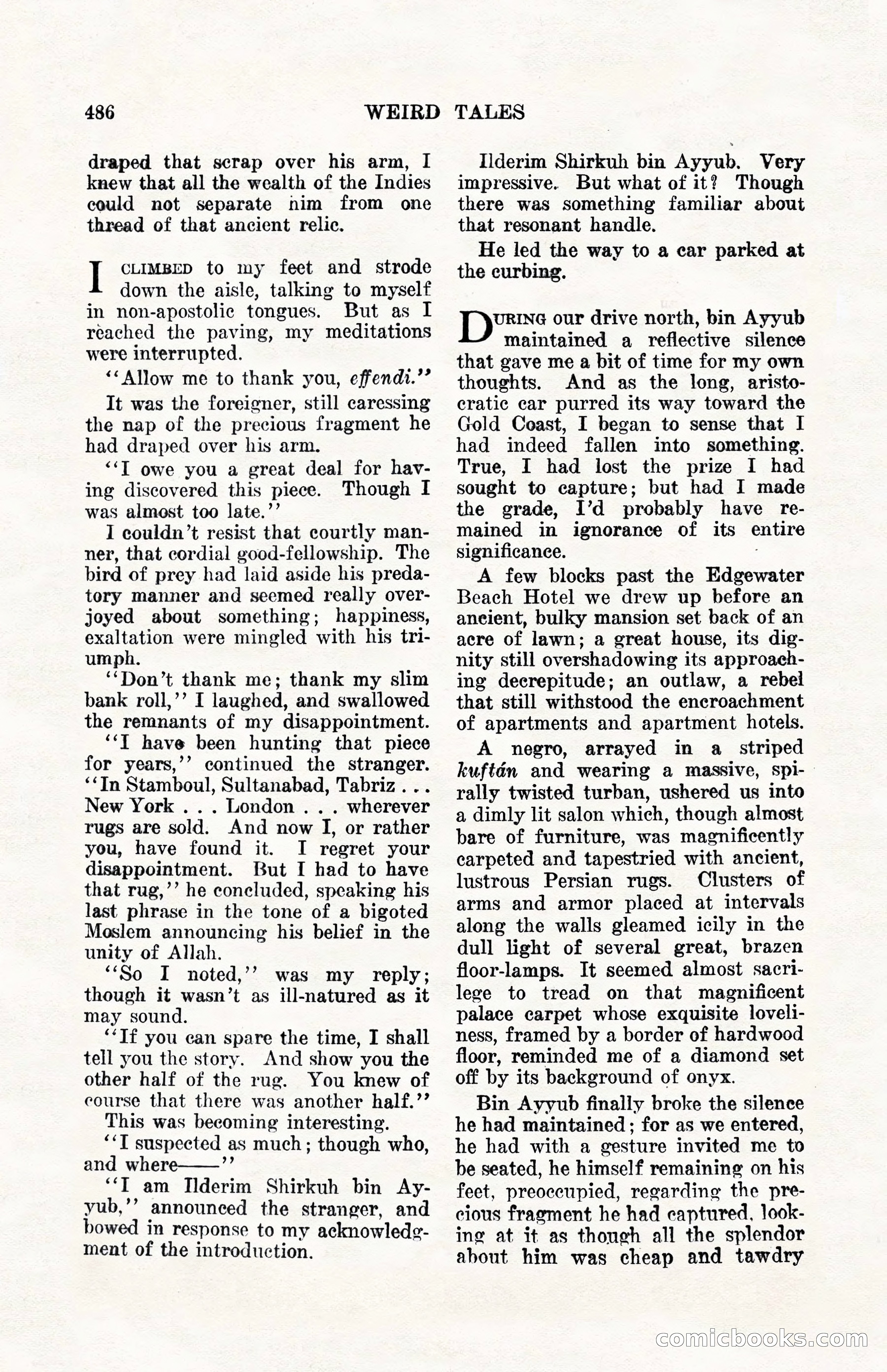 Weird Tales, Vol. 10, No. 4 — page 56 of 148