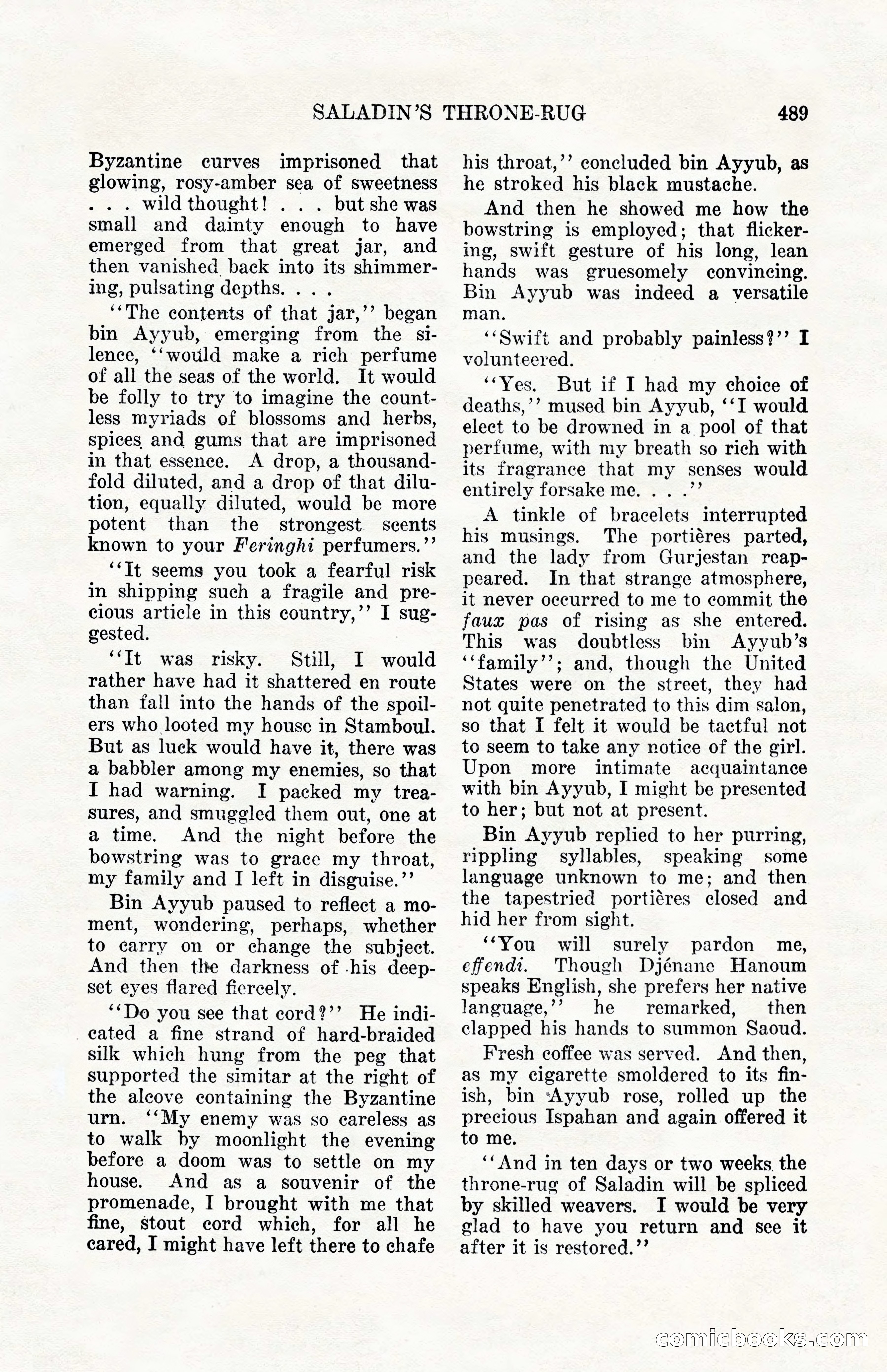 Weird Tales, Vol. 10, No. 4 — page 59 of 148