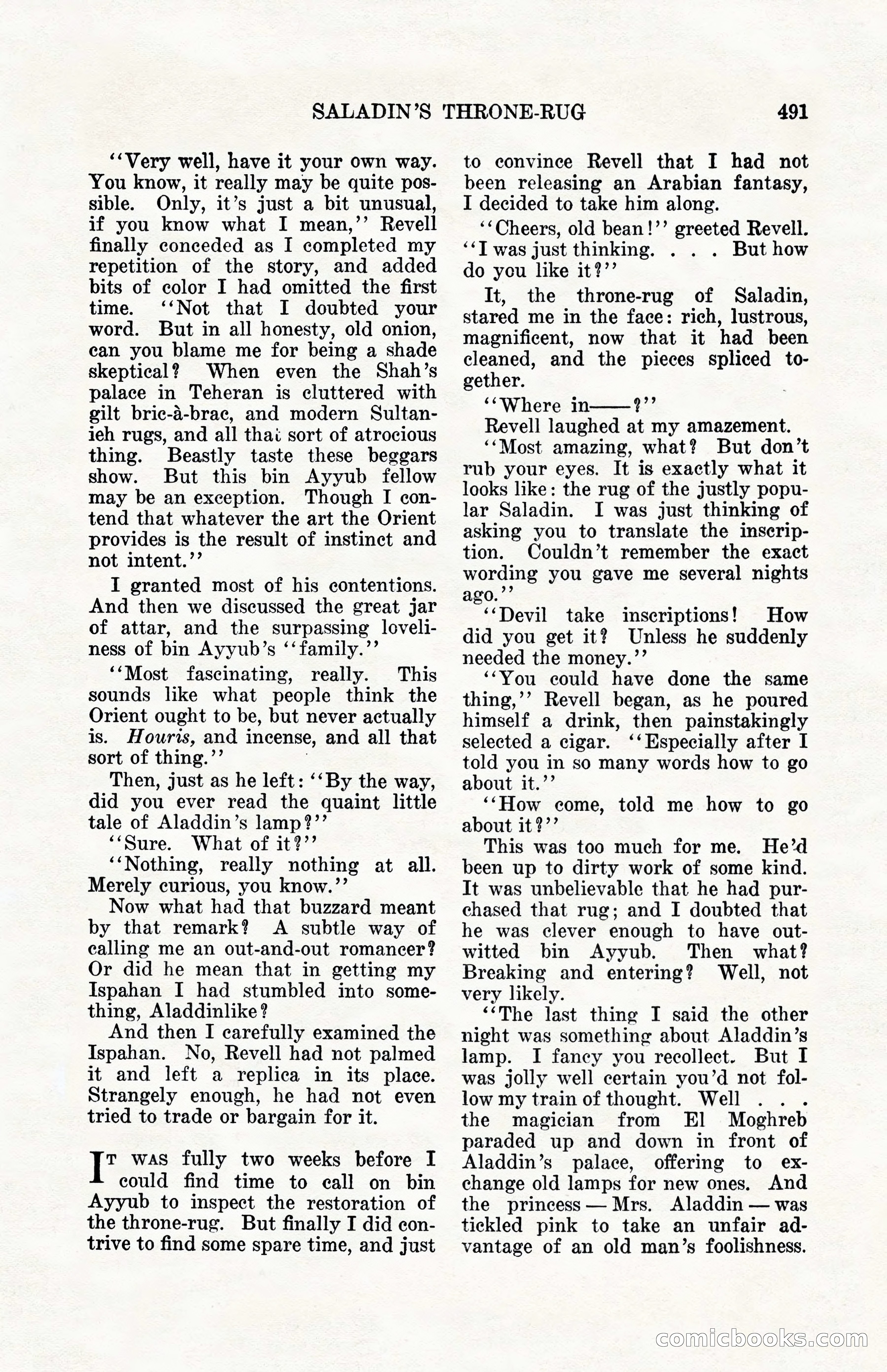 Weird Tales, Vol. 10, No. 4 — page 61 of 148