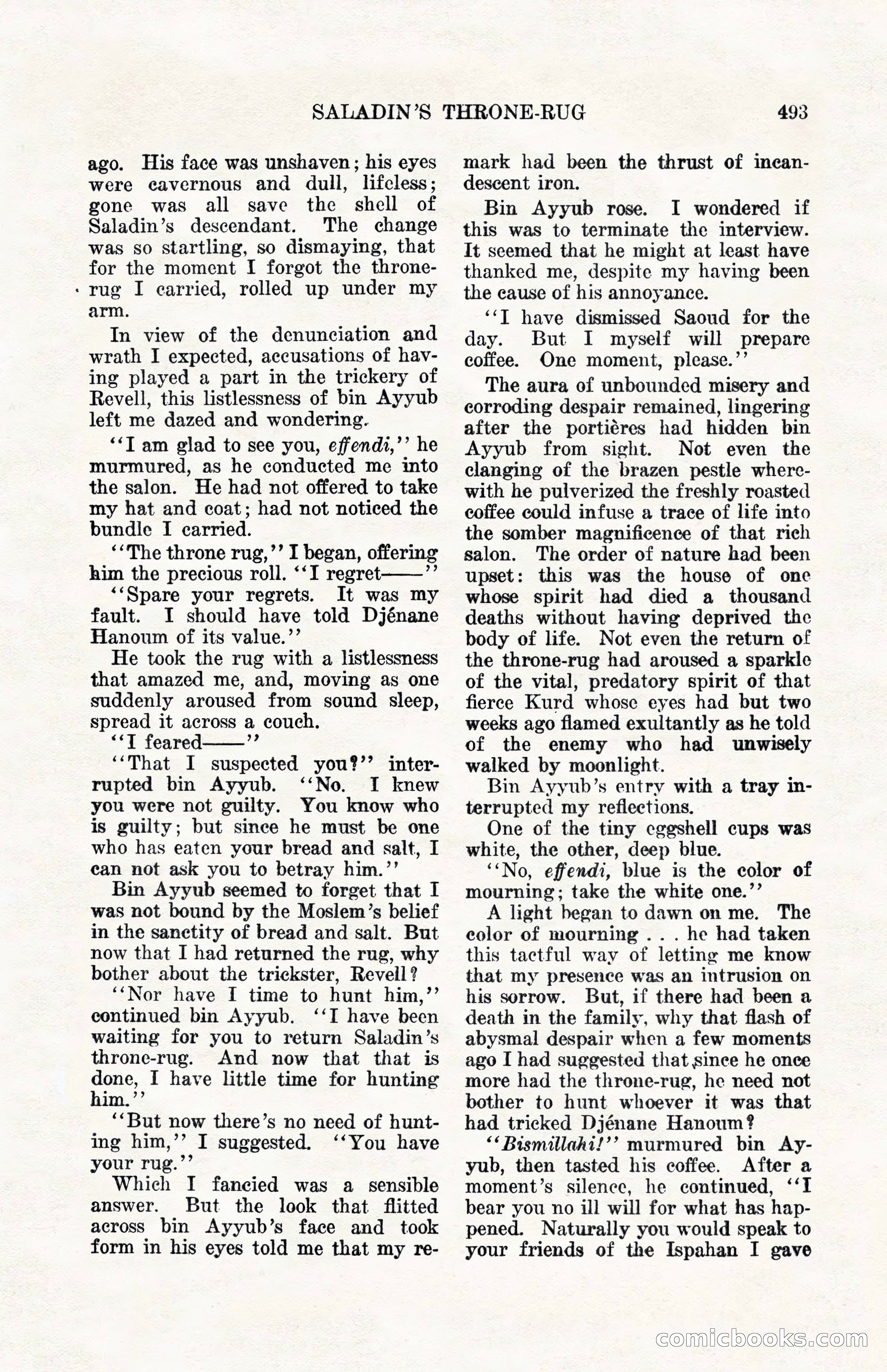 Weird Tales, Vol. 10, No. 4 — page 63 of 148