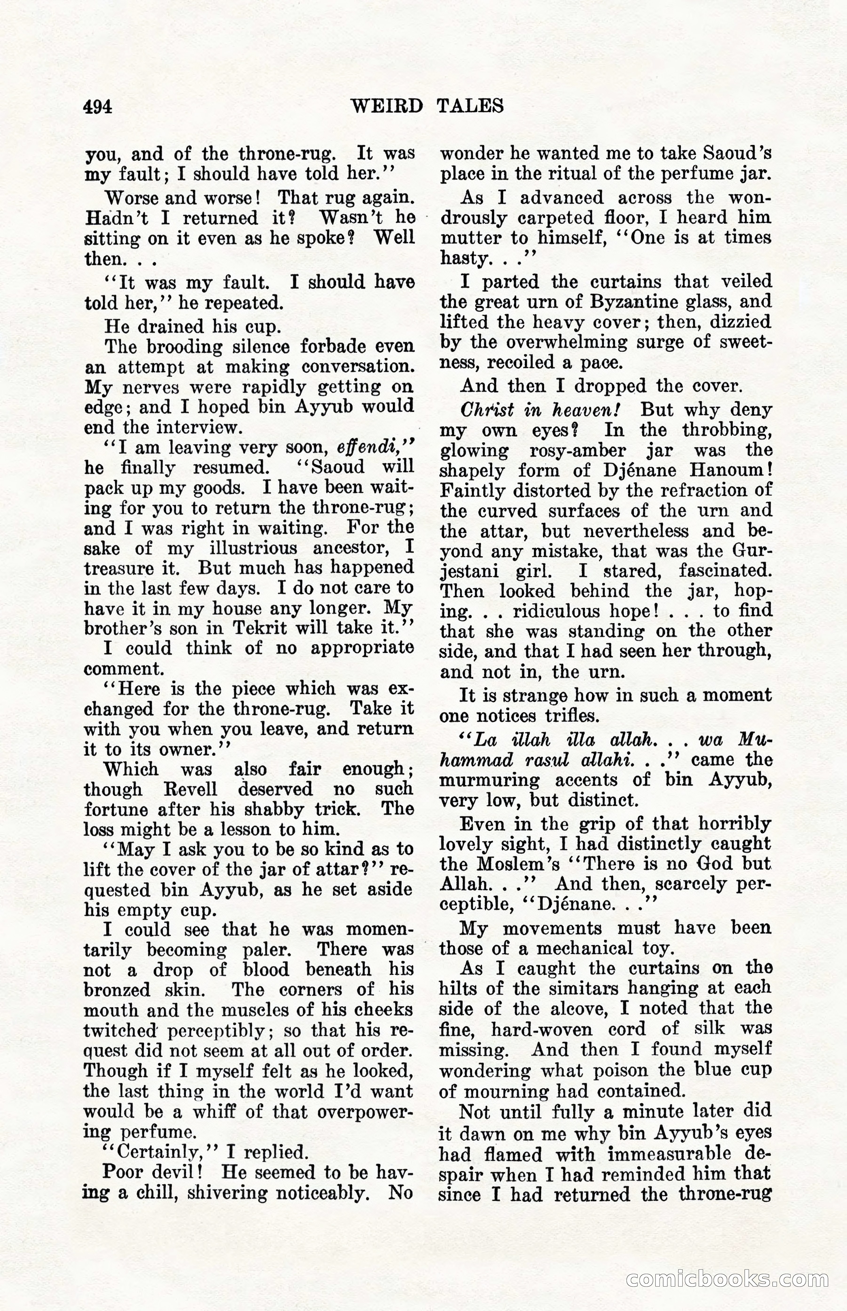 Weird Tales, Vol. 10, No. 4 — page 64 of 148