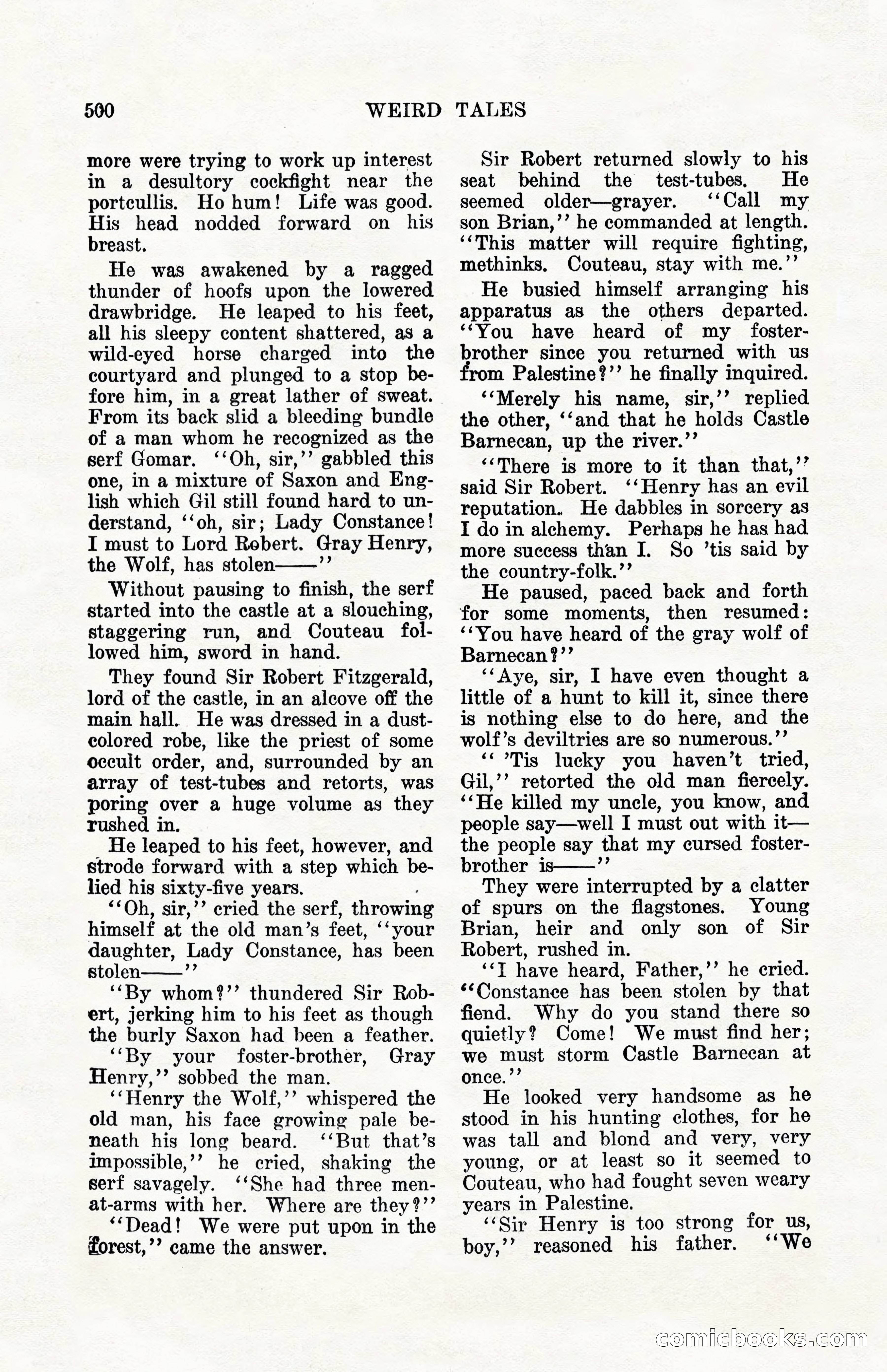 Weird Tales, Vol. 10, No. 4 — page 70 of 148