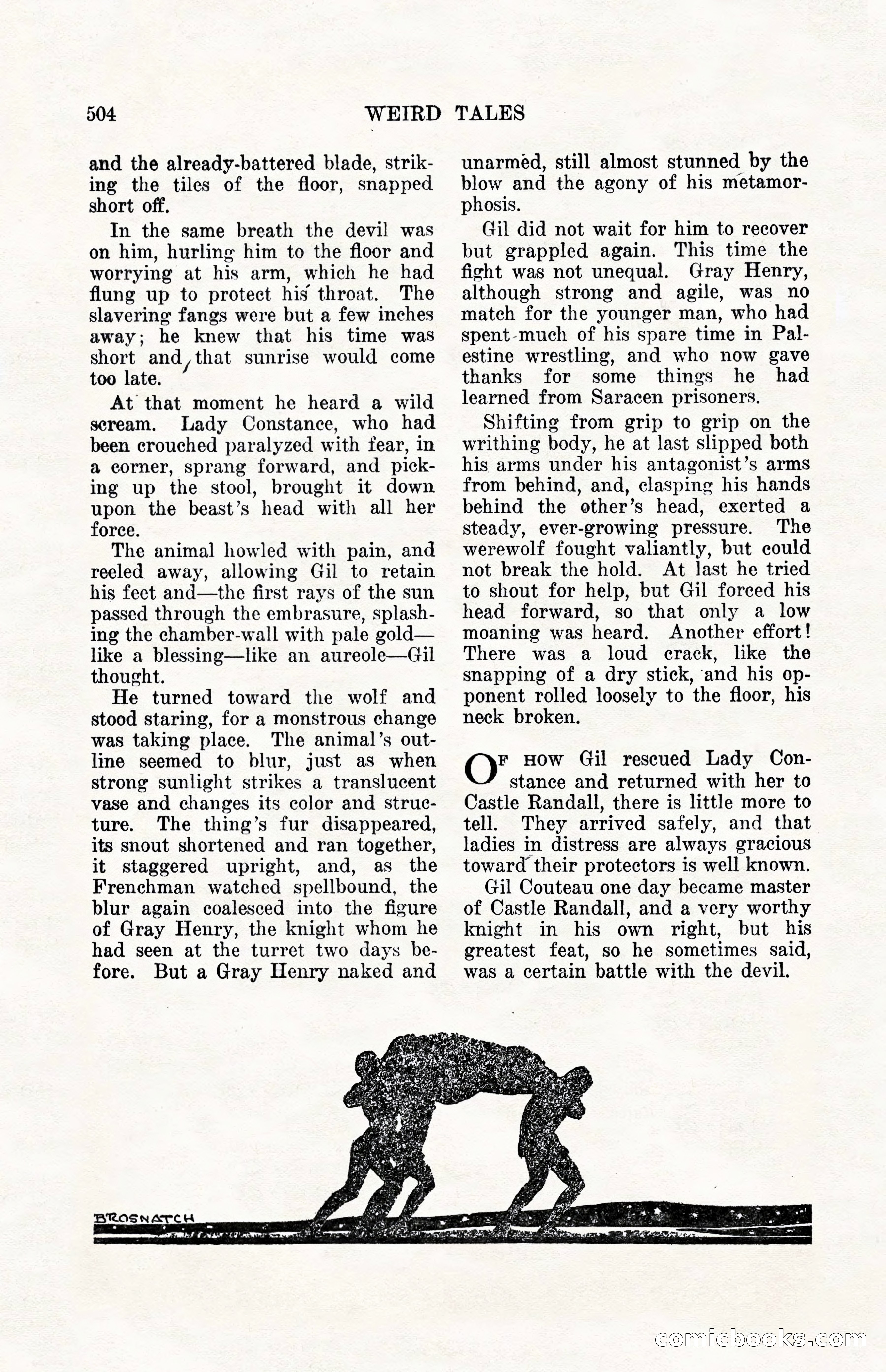 Weird Tales, Vol. 10, No. 4 — page 74 of 148