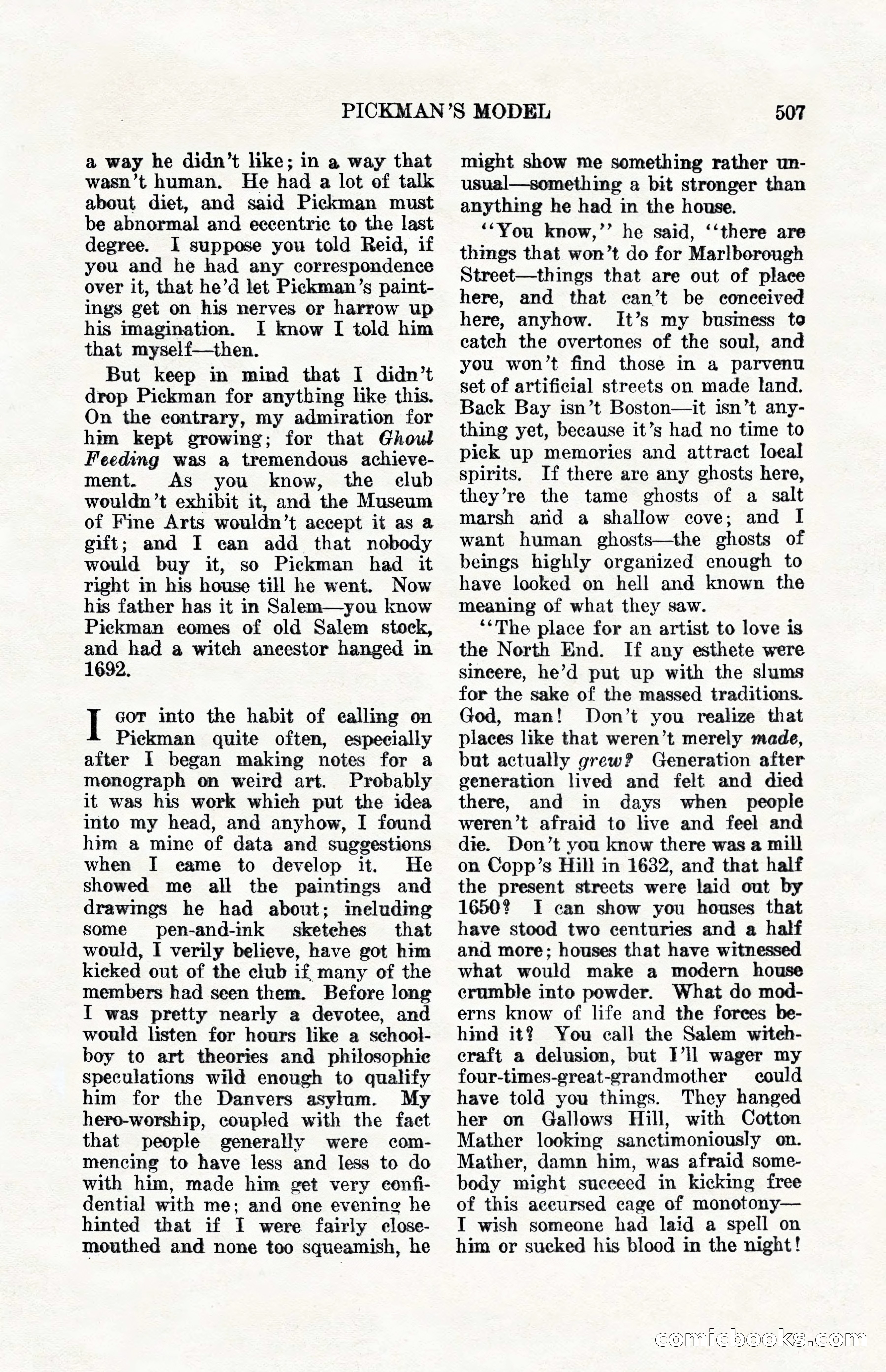 Weird Tales, Vol. 10, No. 4 — page 77 of 148