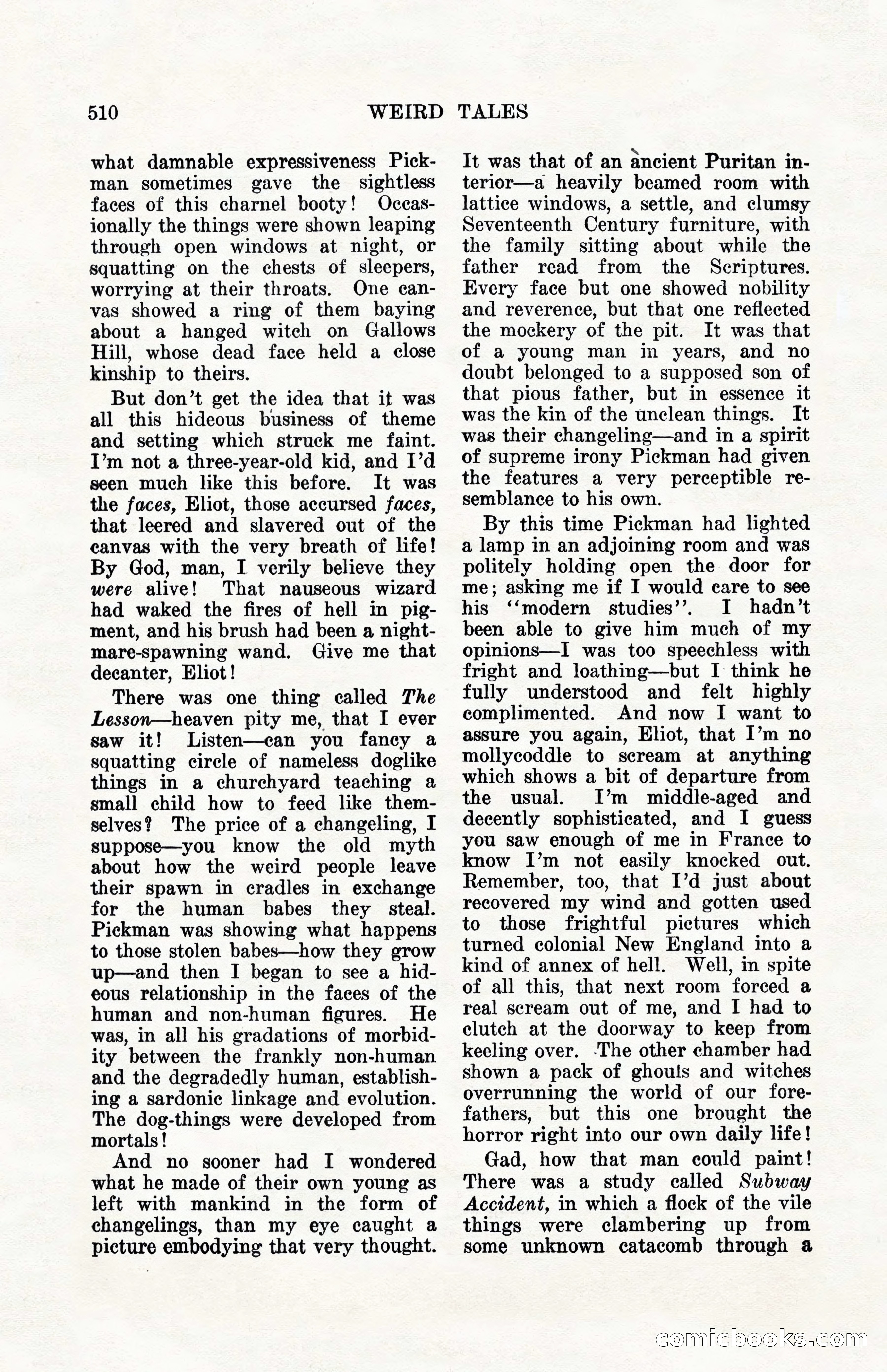 Weird Tales, Vol. 10, No. 4 — page 80 of 148
