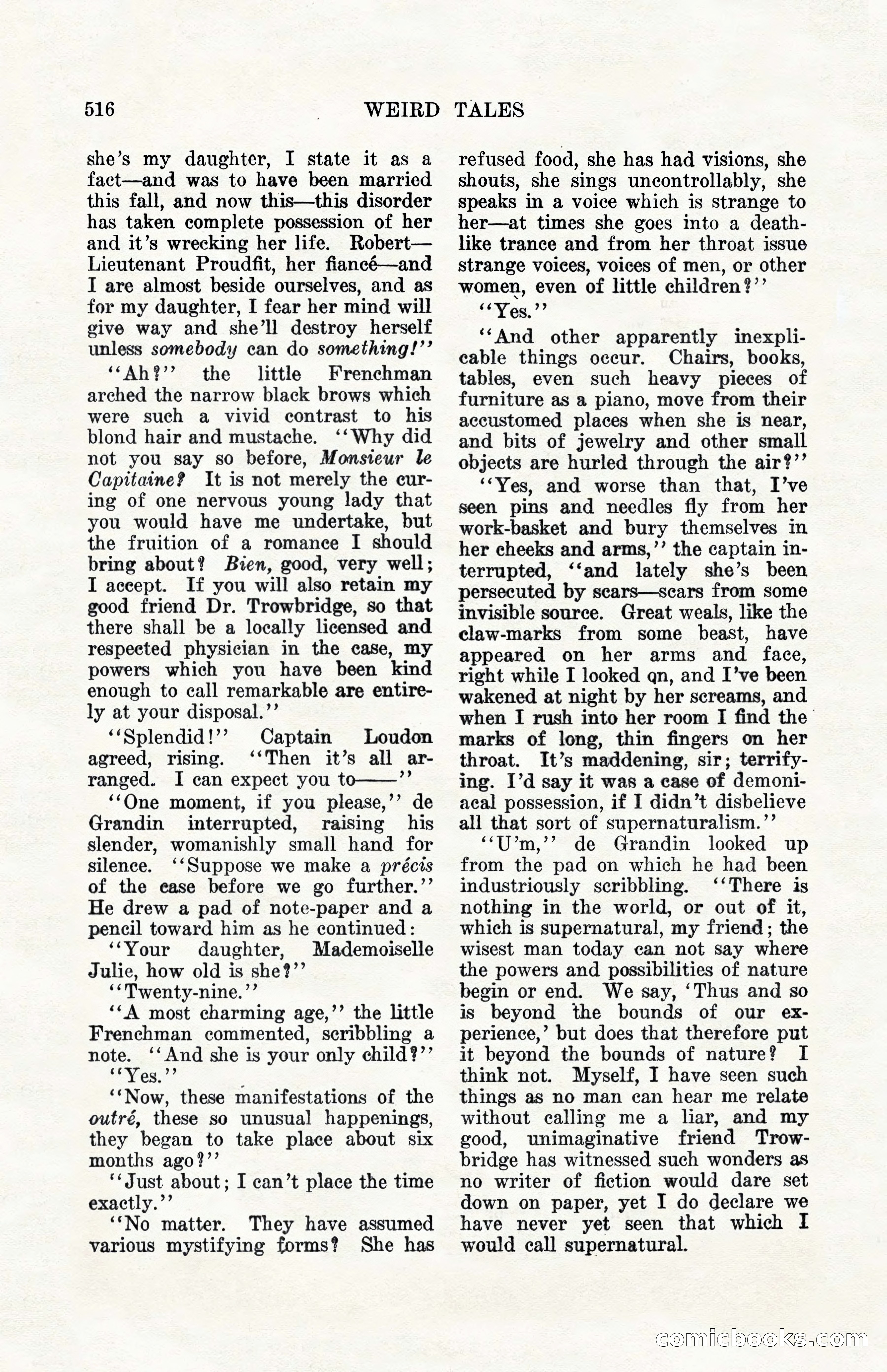 Weird Tales, Vol. 10, No. 4 — page 86 of 148