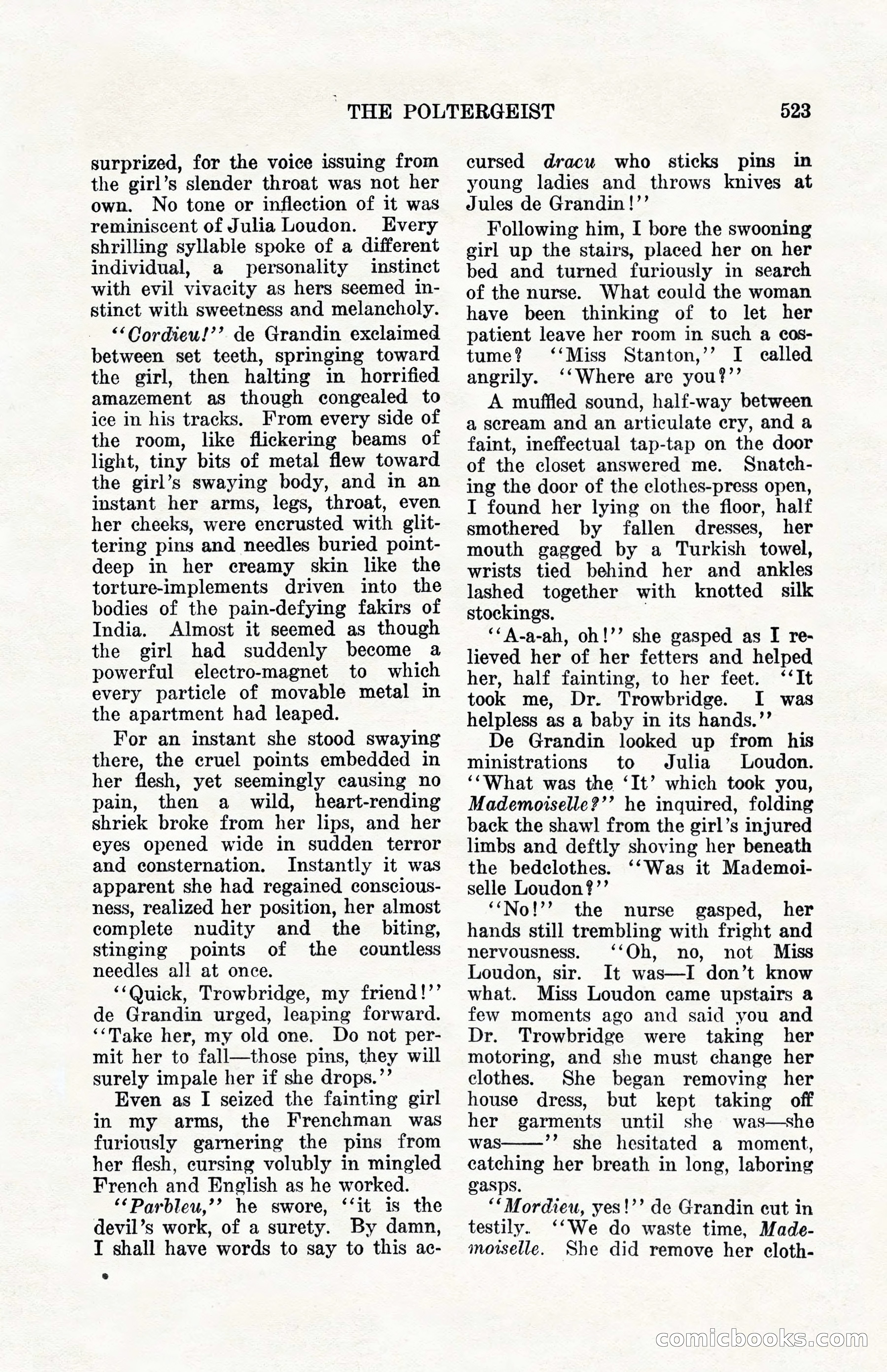 Weird Tales, Vol. 10, No. 4 — page 93 of 148