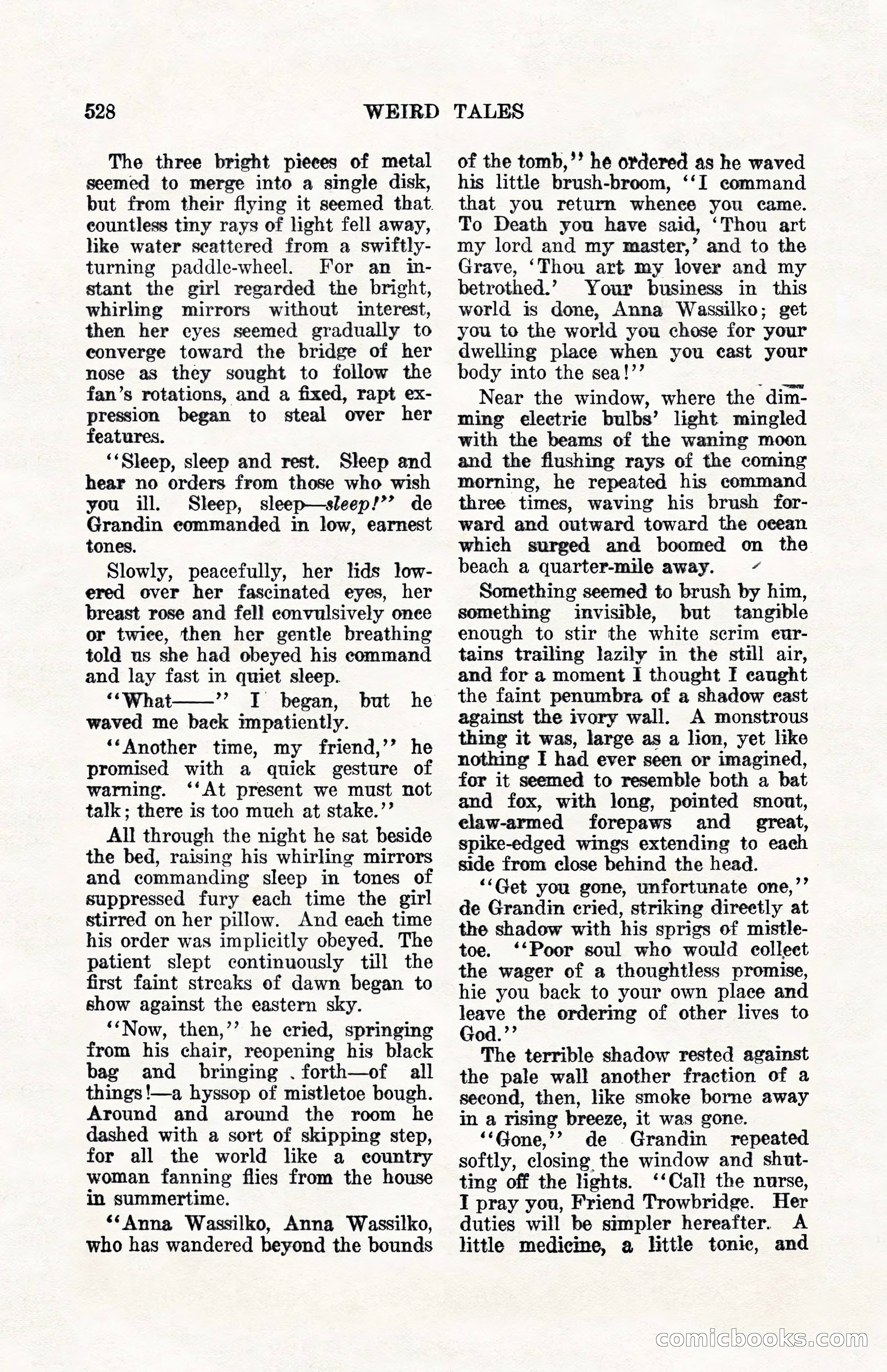 Weird Tales, Vol. 10, No. 4 — page 98 of 148