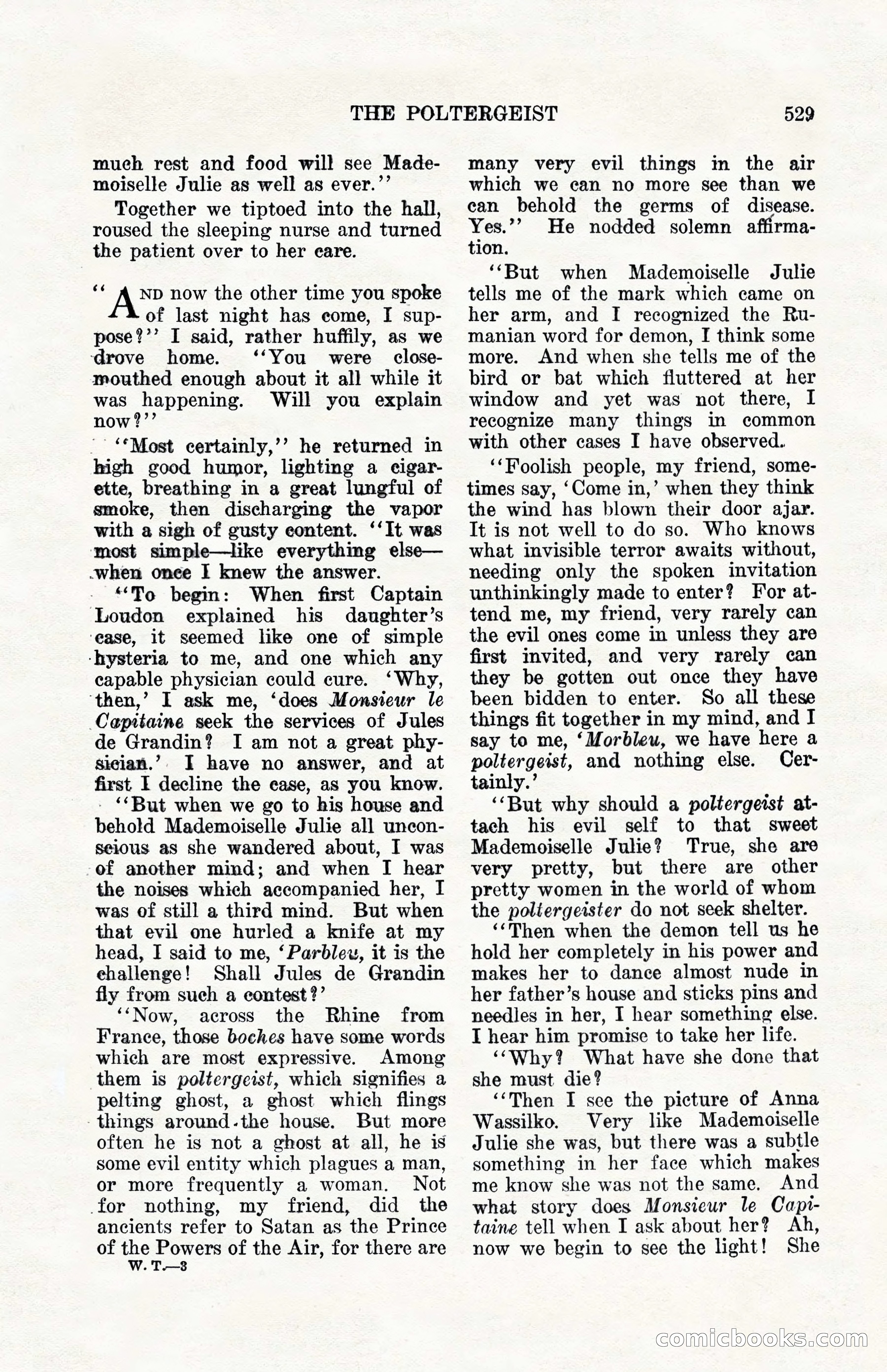 Weird Tales, Vol. 10, No. 4 — page 99 of 148