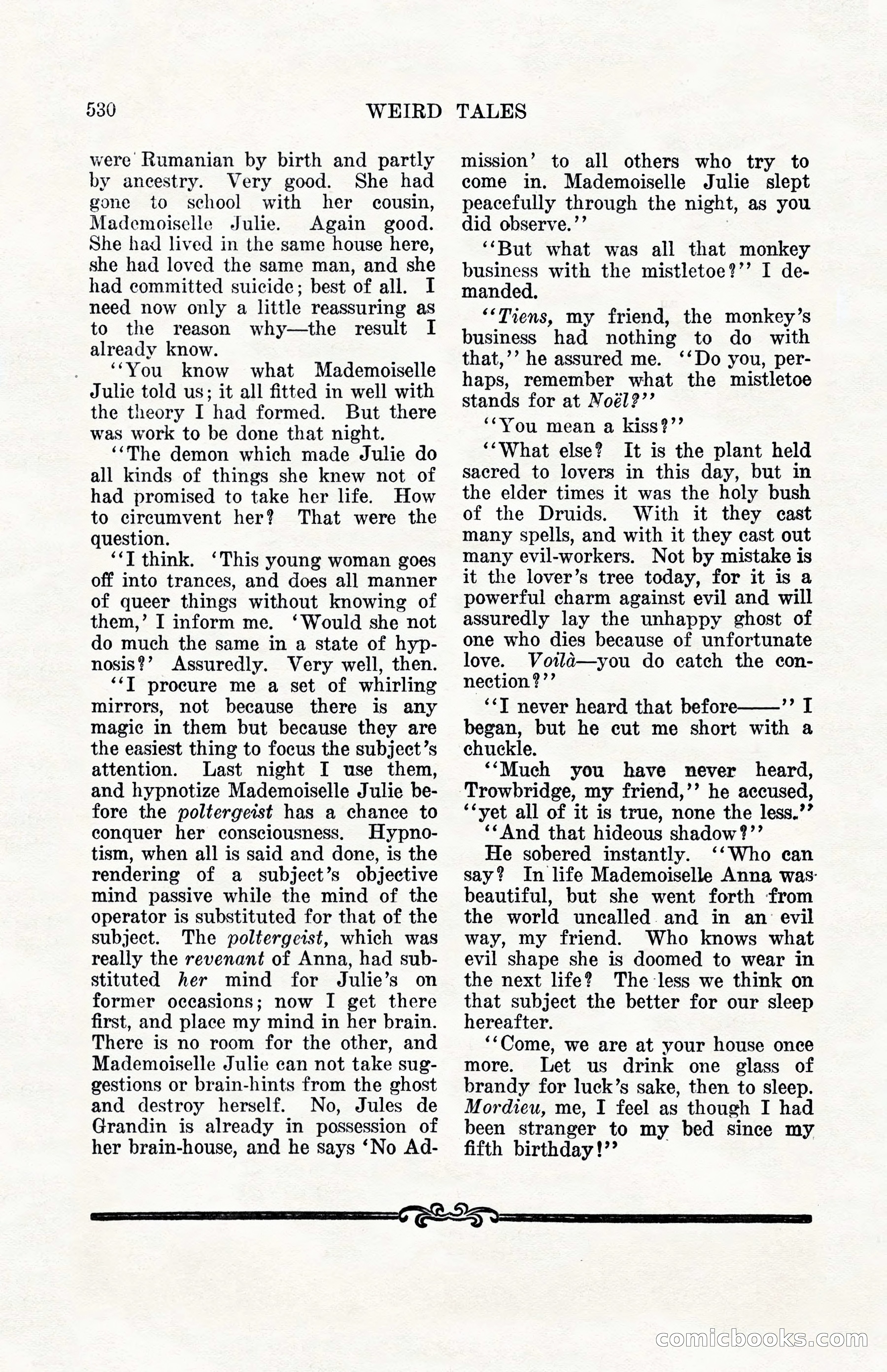 Weird Tales, Vol. 10, No. 4 — page 100 of 148
