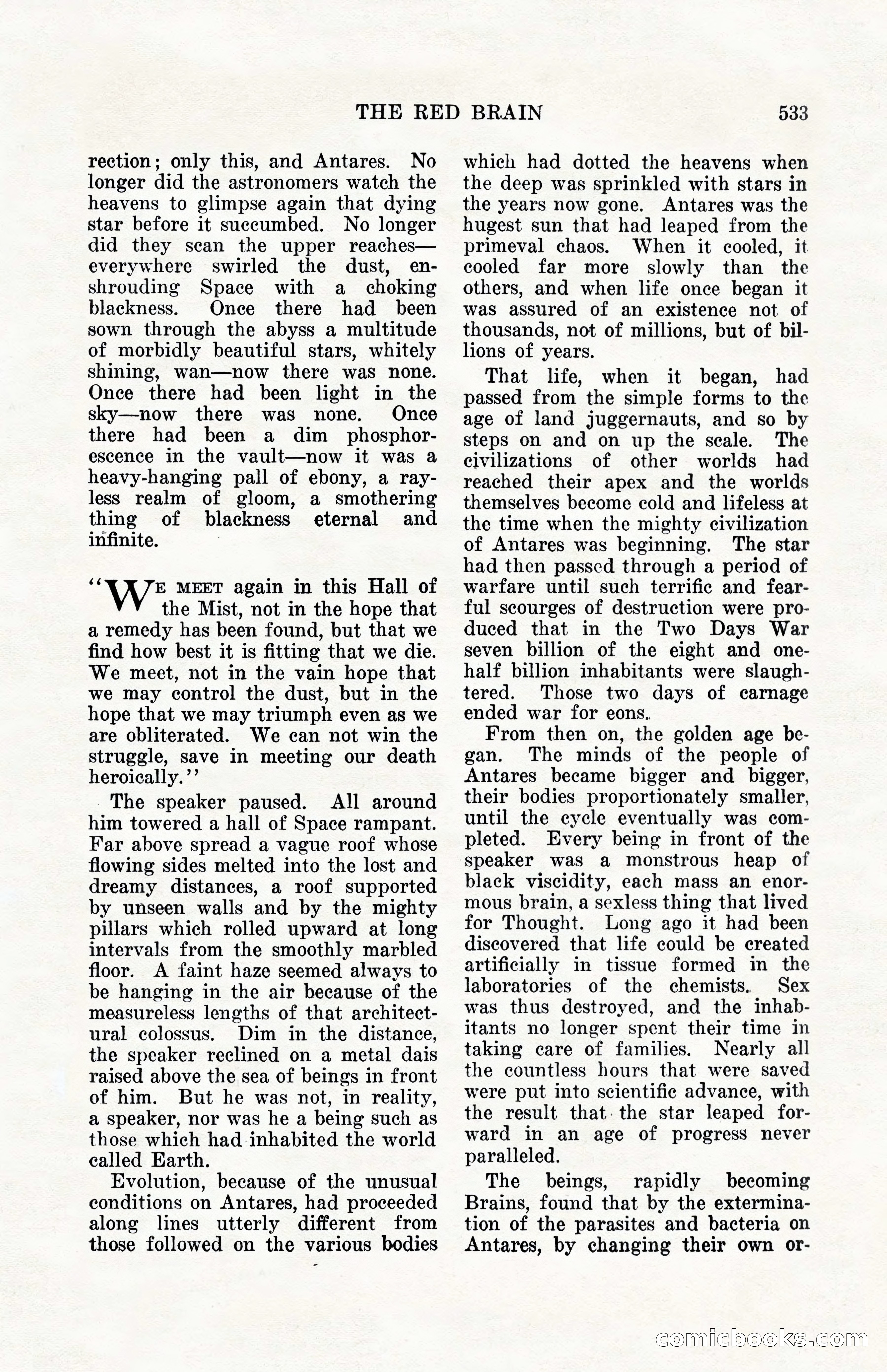 Weird Tales, Vol. 10, No. 4 — page 103 of 148