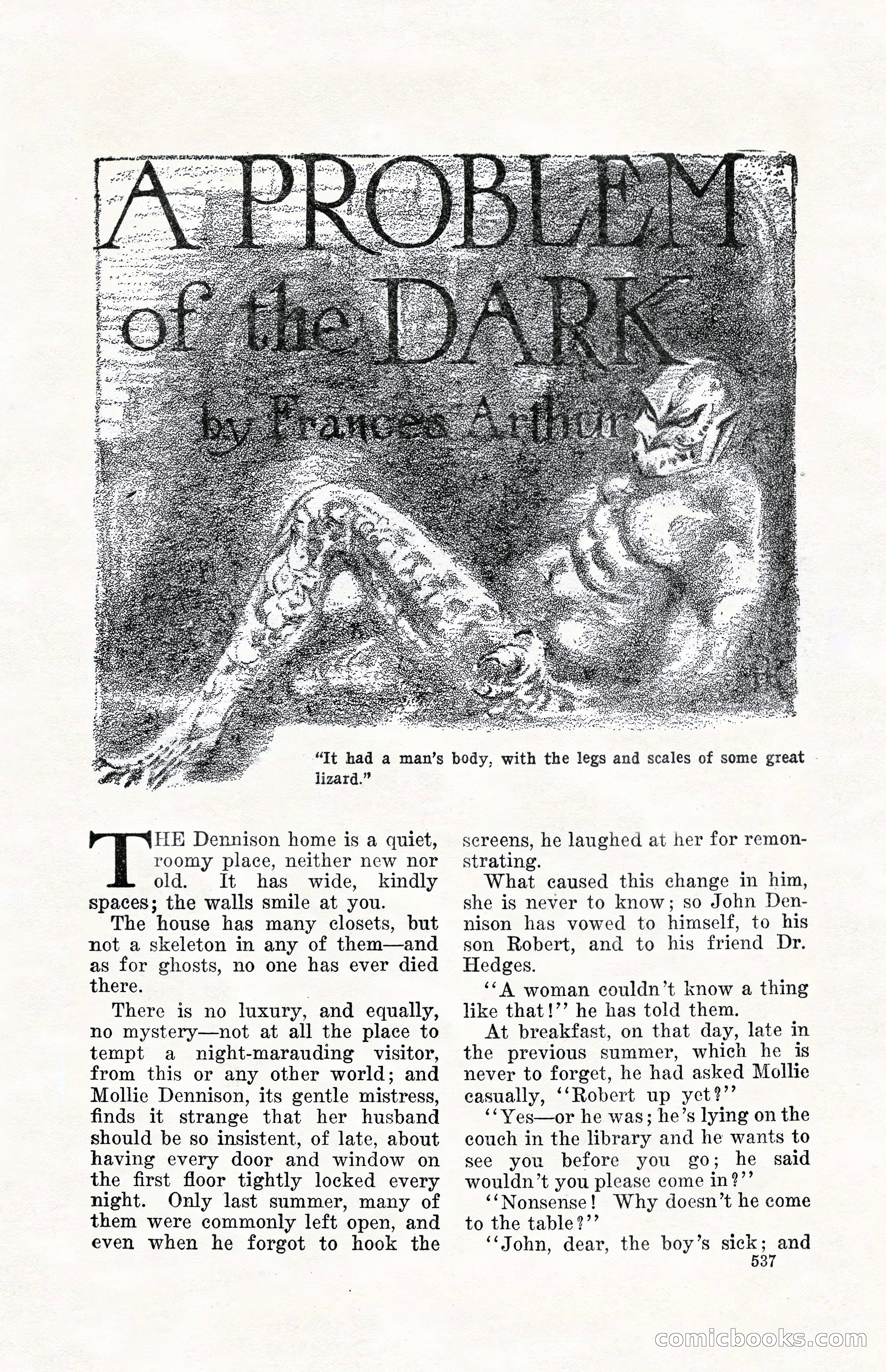Weird Tales, Vol. 10, No. 4 — page 107 of 148