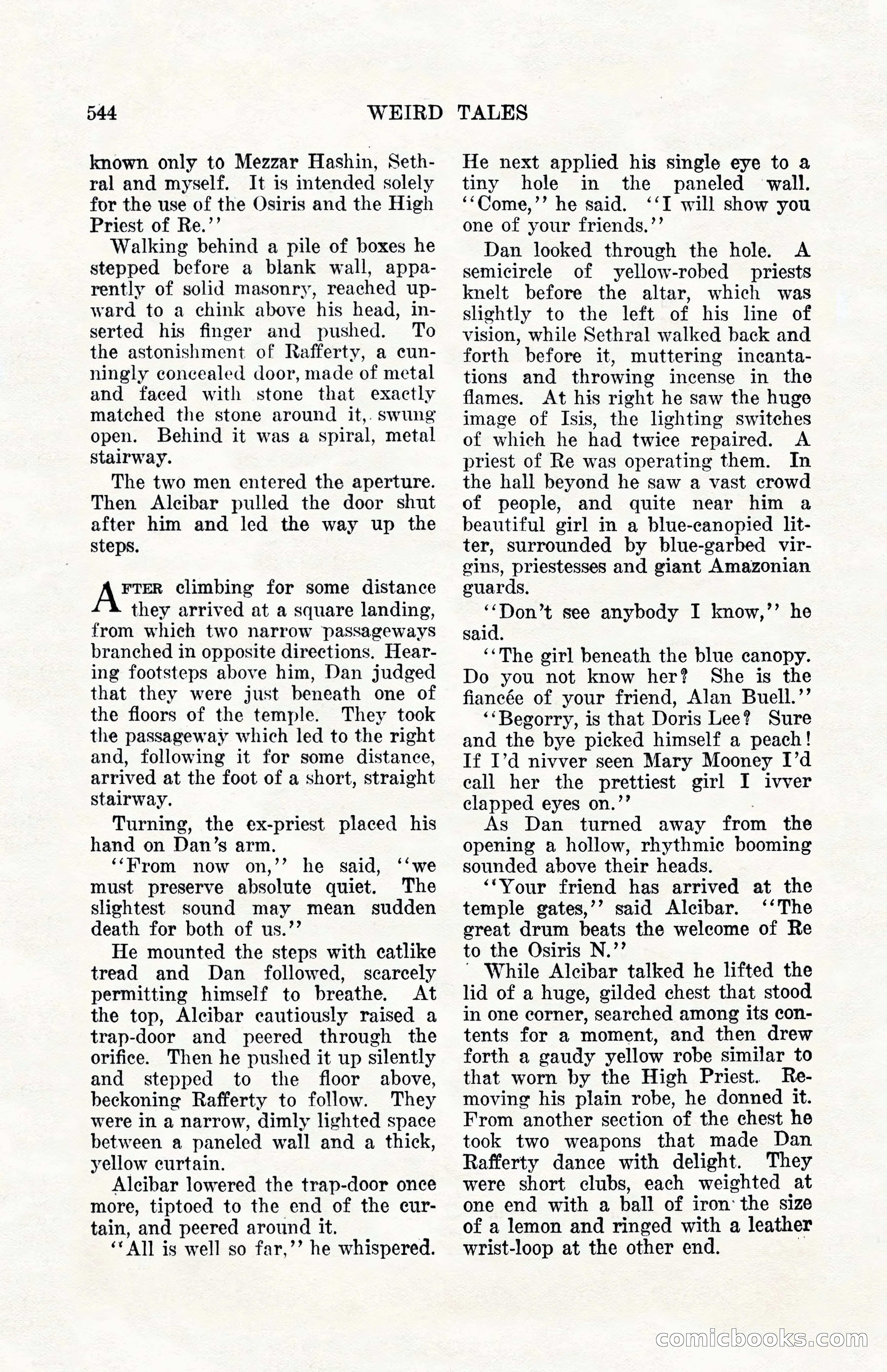 Weird Tales, Vol. 10, No. 4 — page 114 of 148