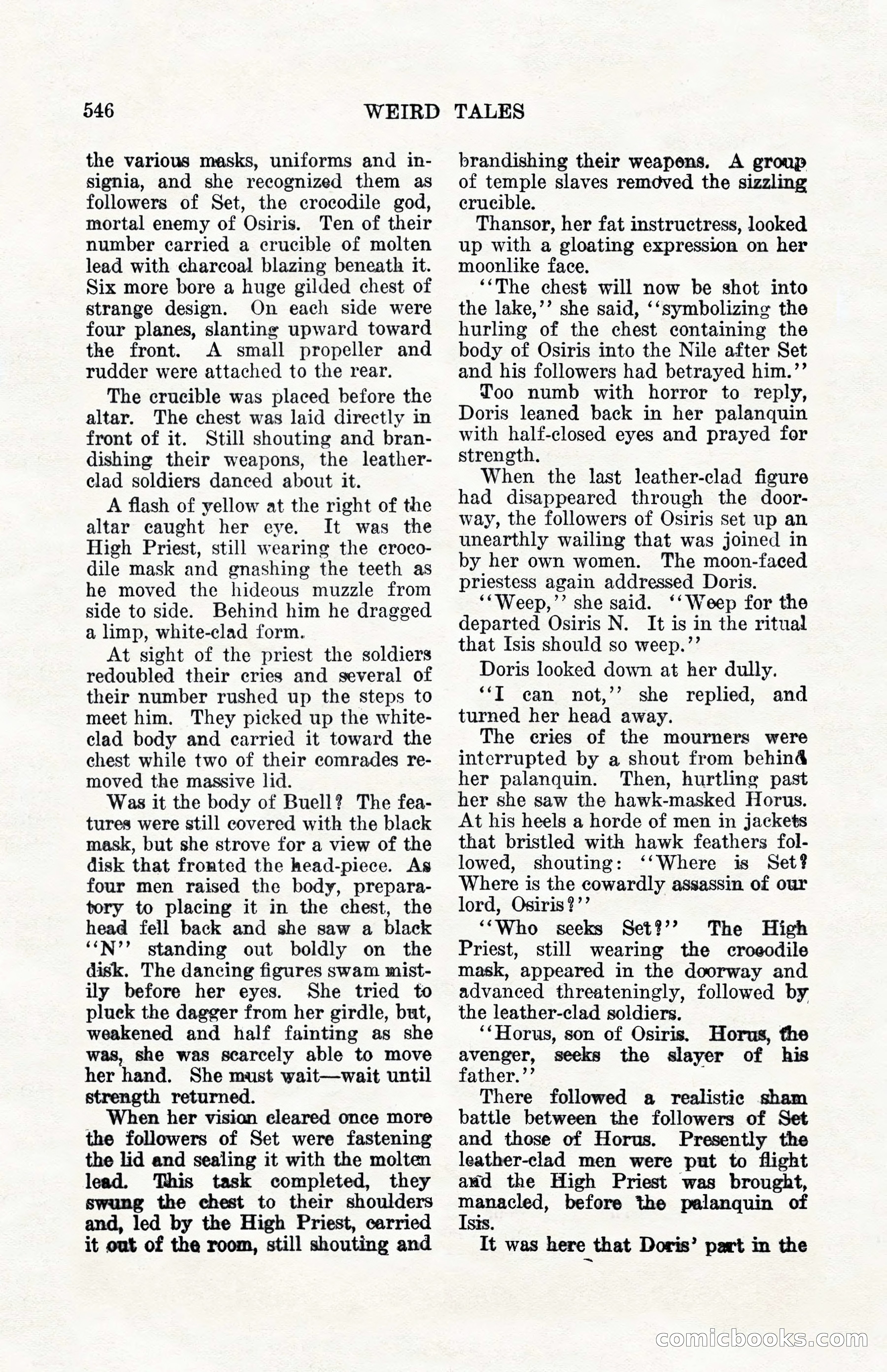 Weird Tales, Vol. 10, No. 4 — page 116 of 148