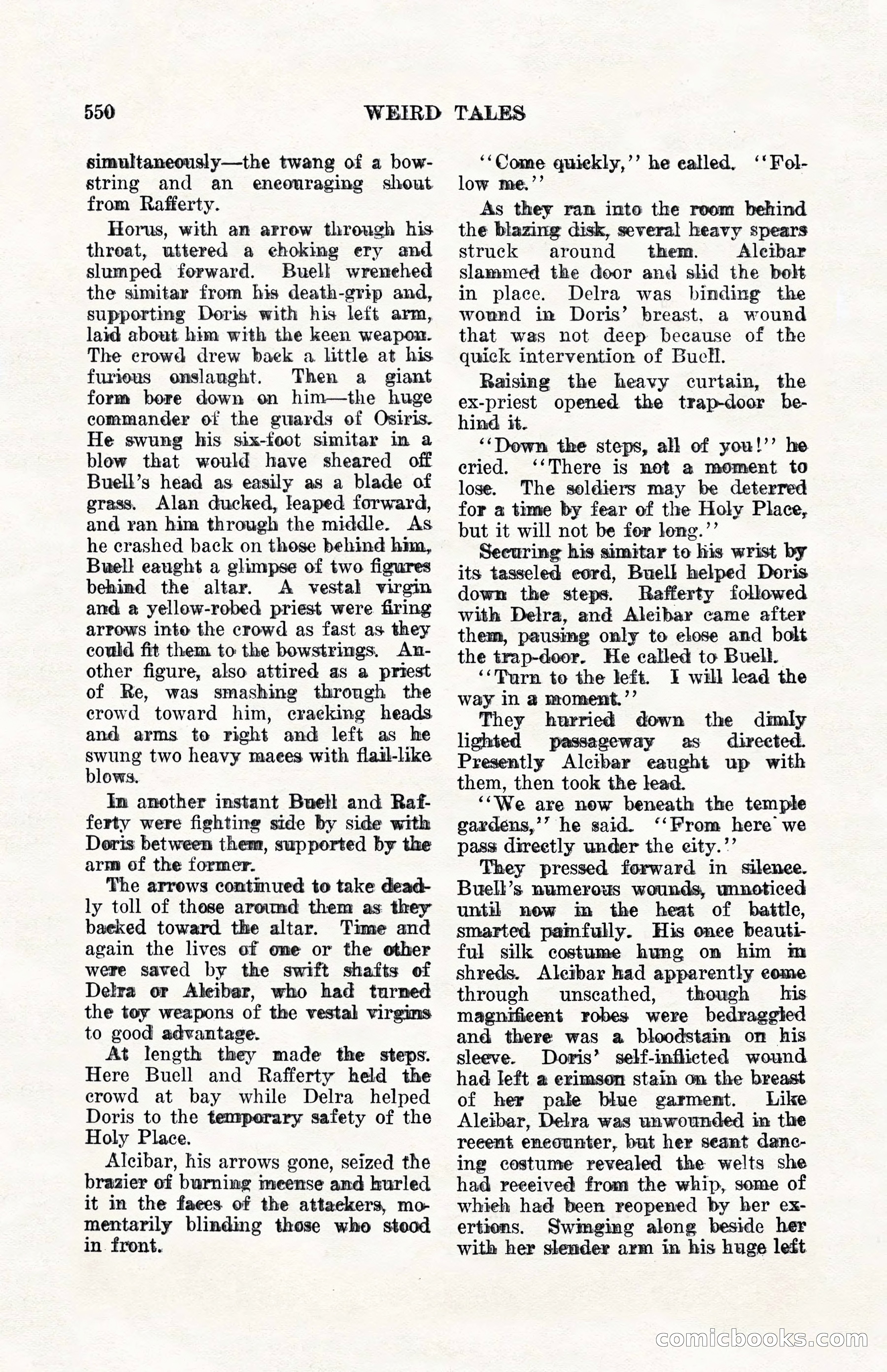 Weird Tales, Vol. 10, No. 4 — page 120 of 148