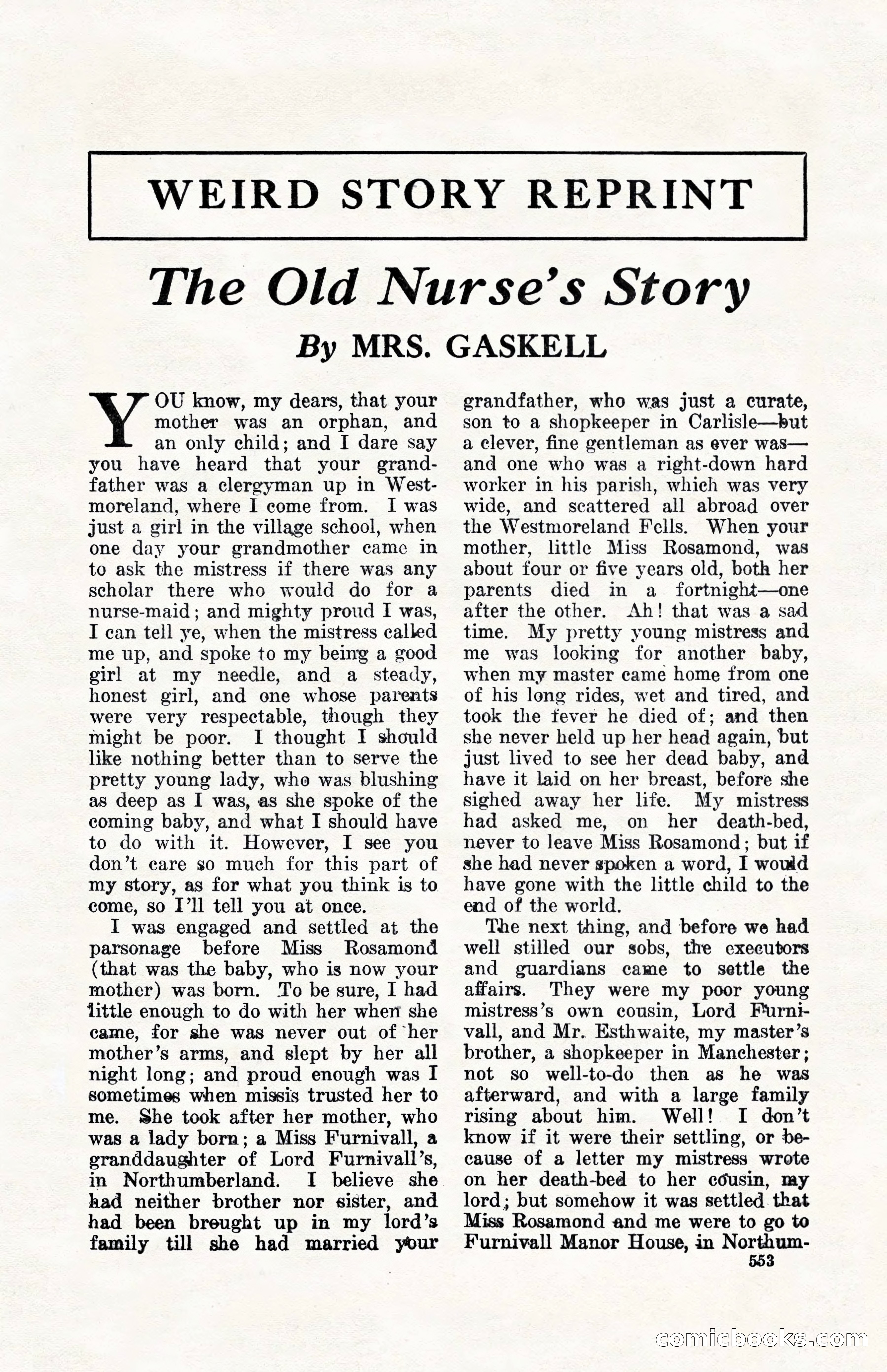 Weird Tales, Vol. 10, No. 4 — page 123 of 148