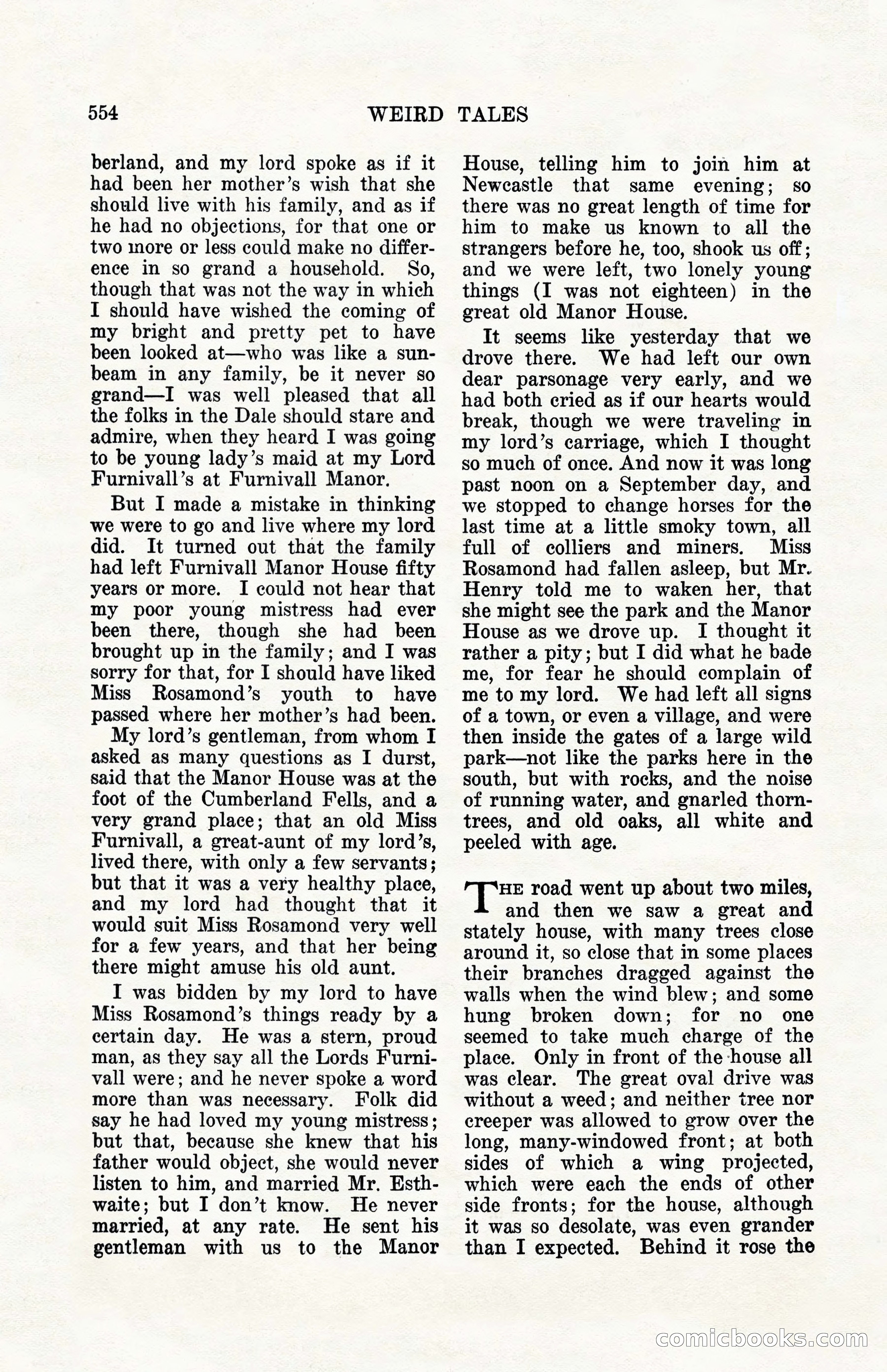Weird Tales, Vol. 10, No. 4 — page 124 of 148
