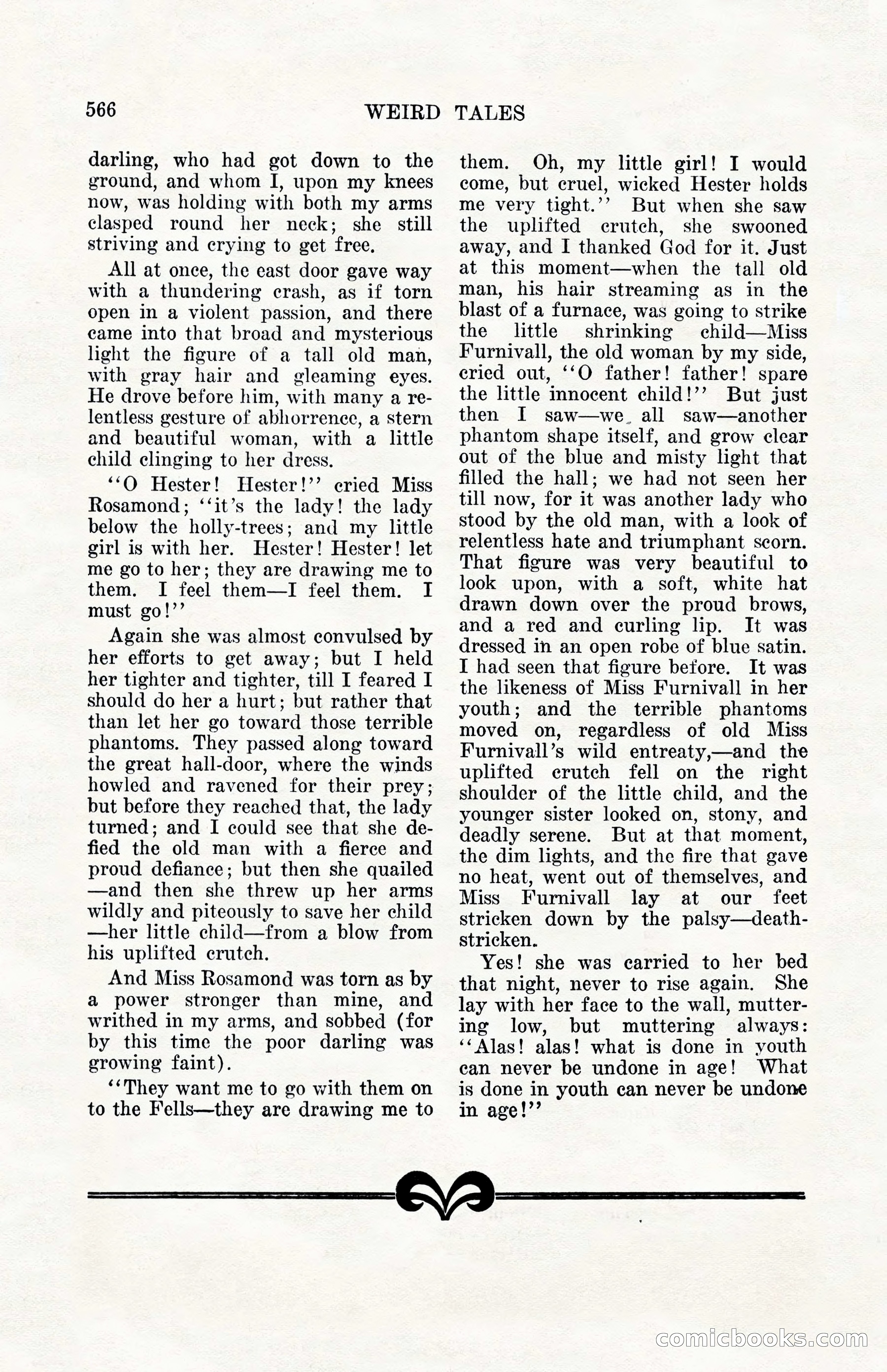 Weird Tales, Vol. 10, No. 4 — page 136 of 148