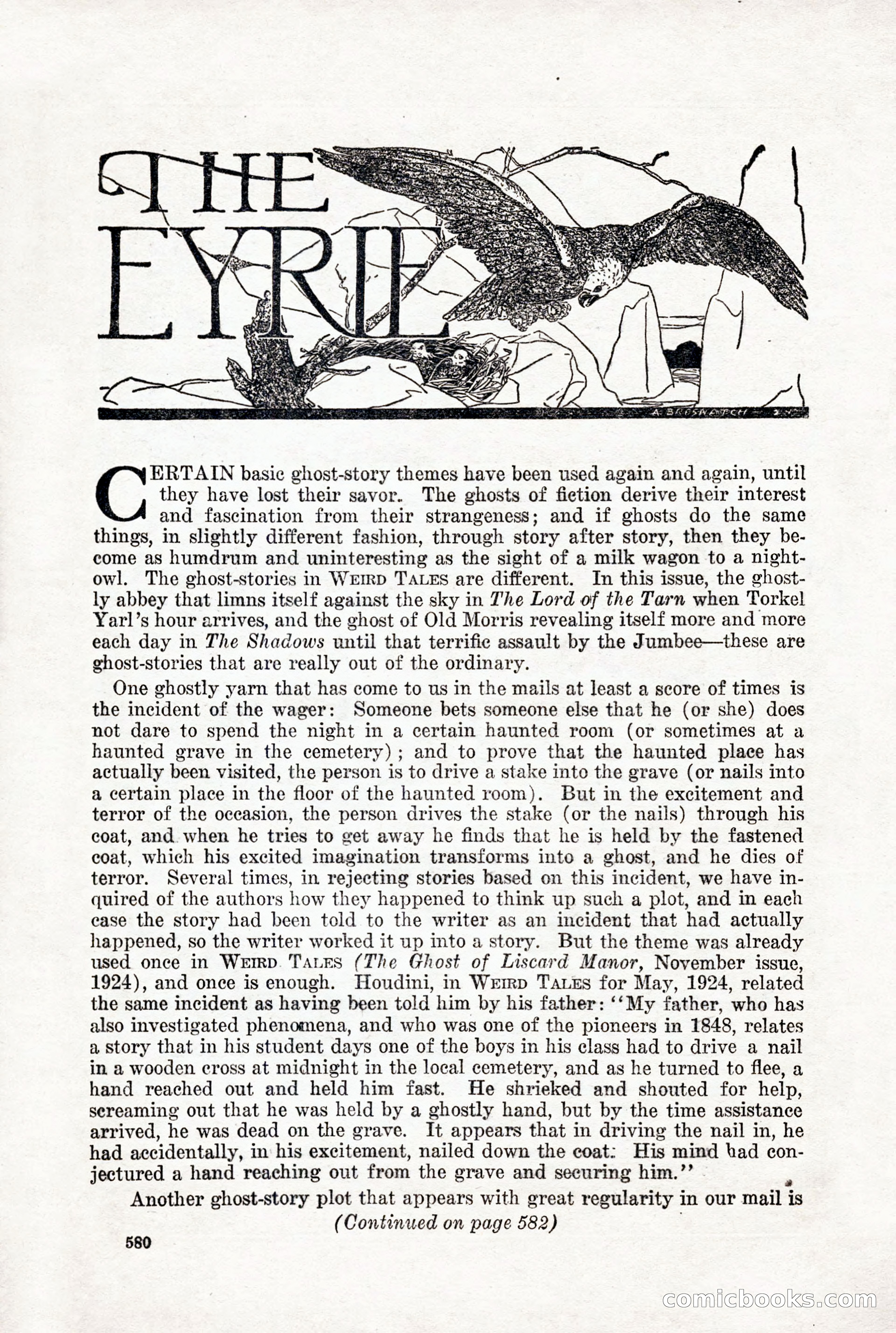 Weird Tales, Vol. X, No. 5 — page 6 of 148