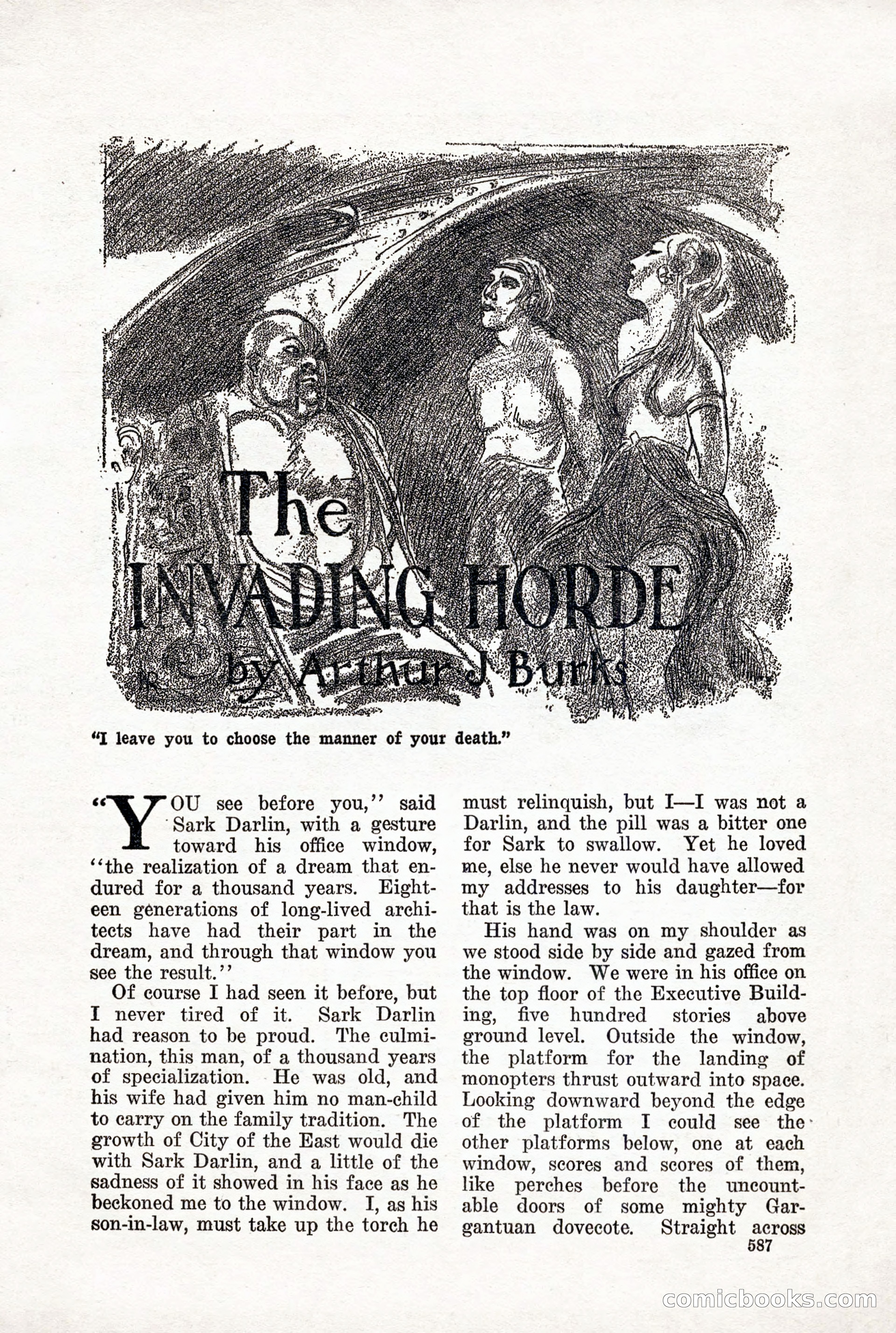 Weird Tales, Vol. X, No. 5 — page 13 of 148
