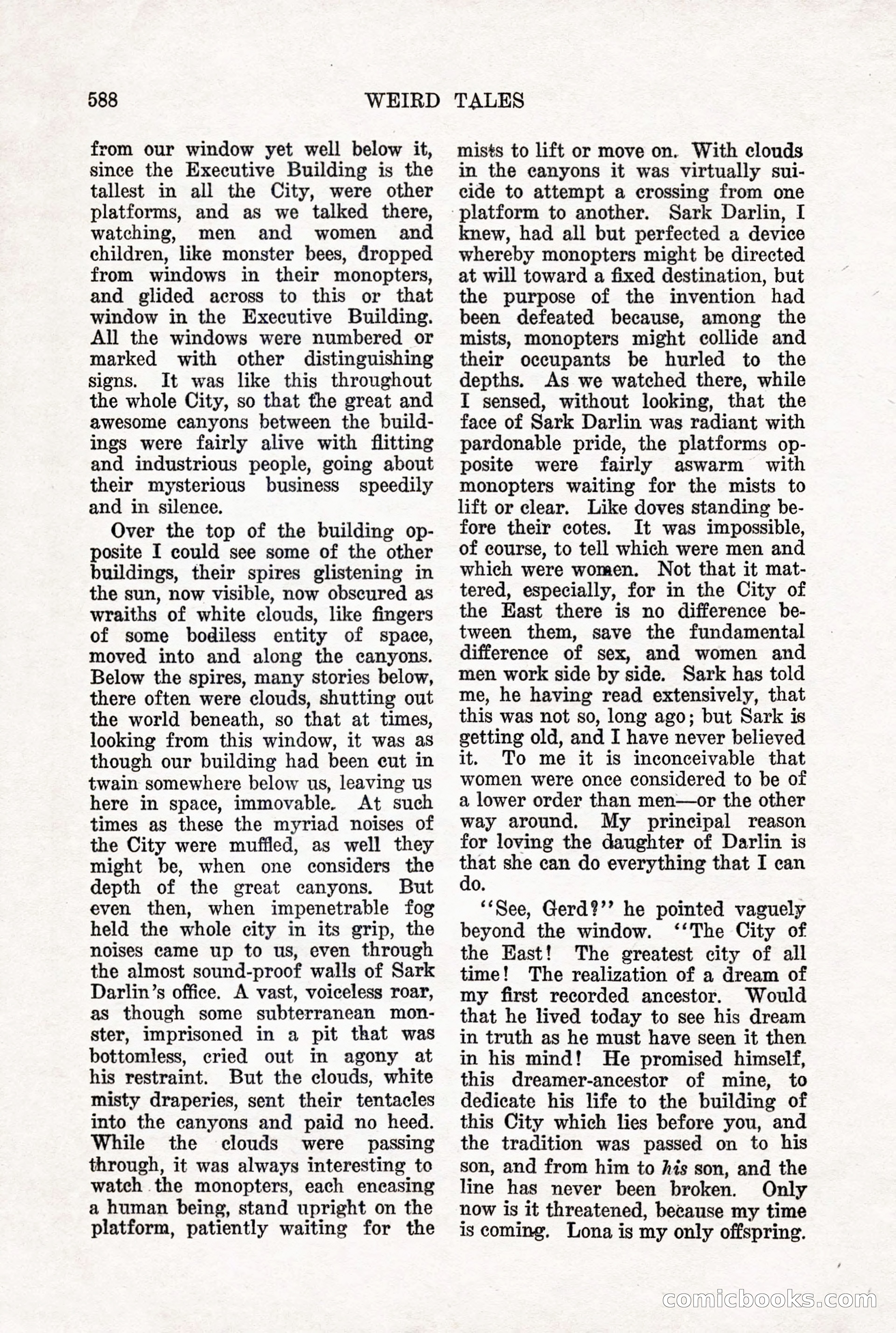 Weird Tales, Vol. X, No. 5 — page 14 of 148